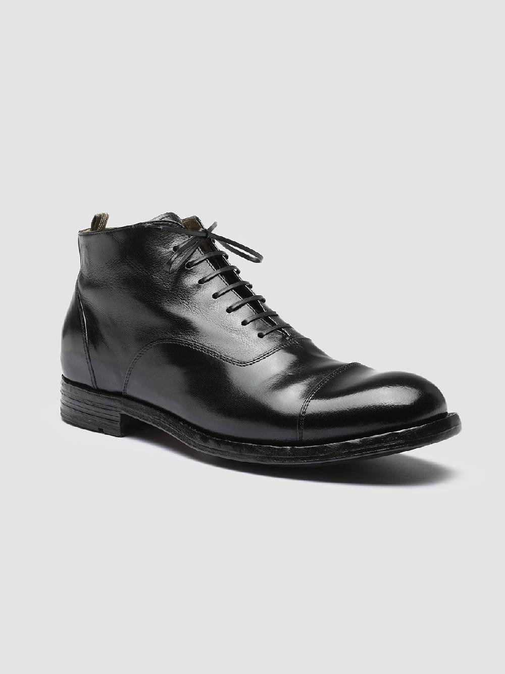 Officine Creative BALANCE 009 Stivaletti In Pelle Nera