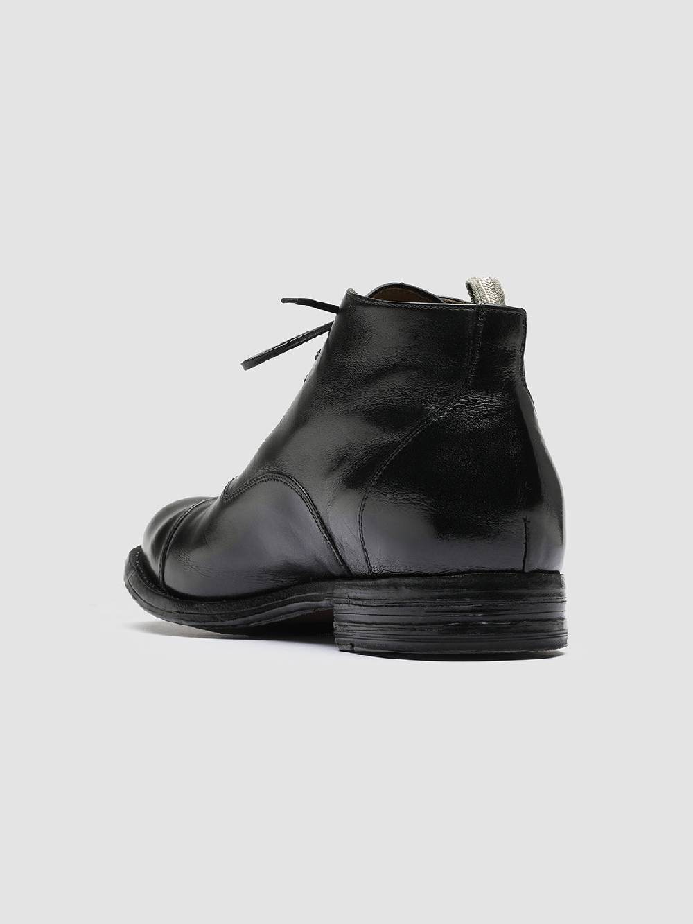 Officine Creative BALANCE 009 Stivaletti In Pelle Nera