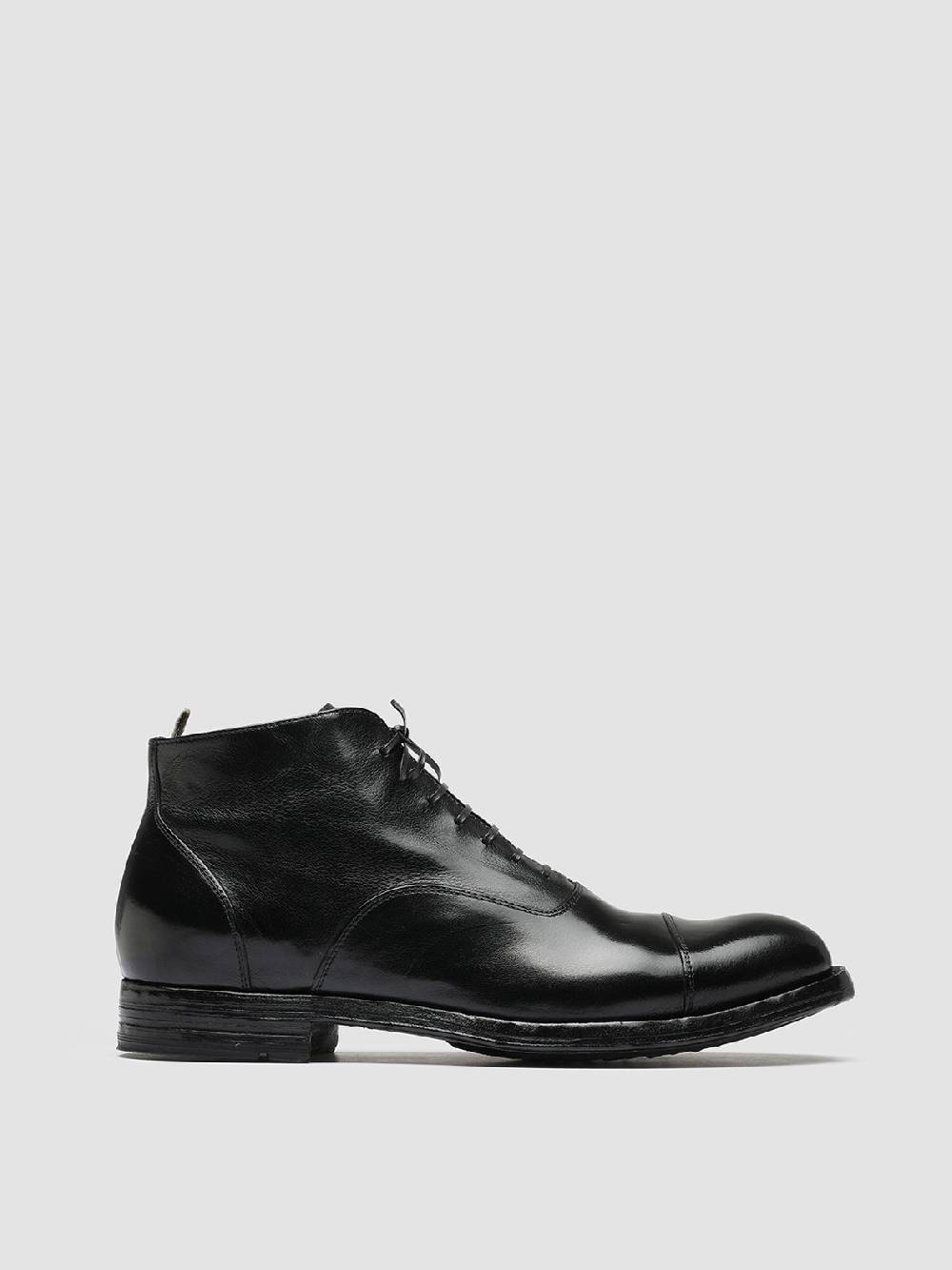 Officine Creative BALANCE 009 Stivaletti in Pelle Nera