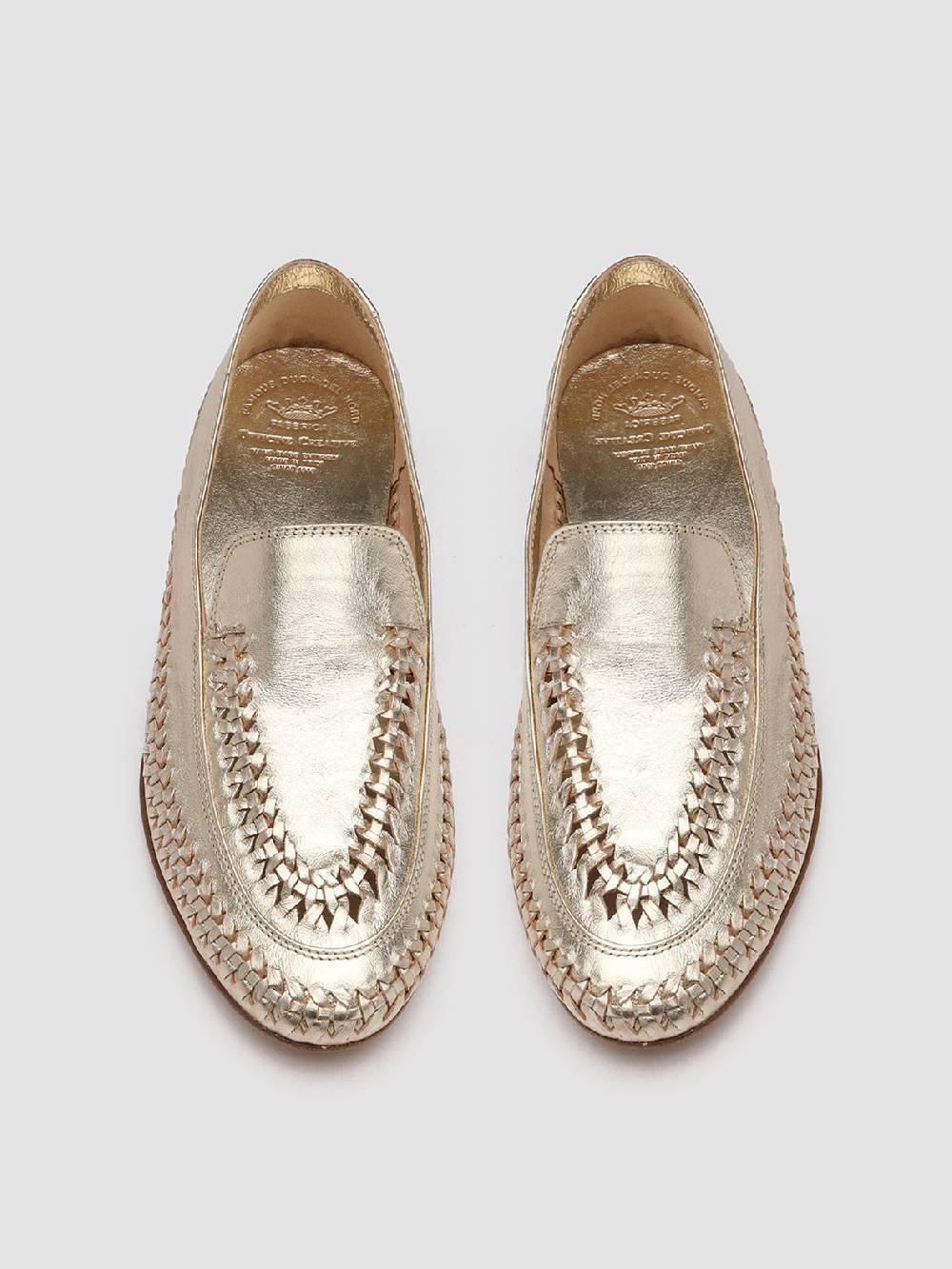 Officine Creative BESSIE 002 Mocassini In Pelle Argento