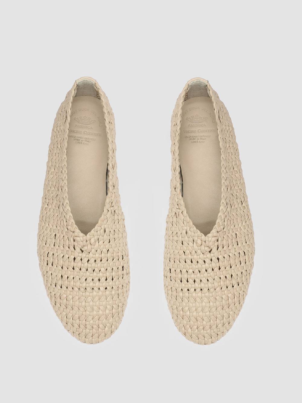 Officine Creative BESSIE 011 Mocassini In Pelle Nebbia