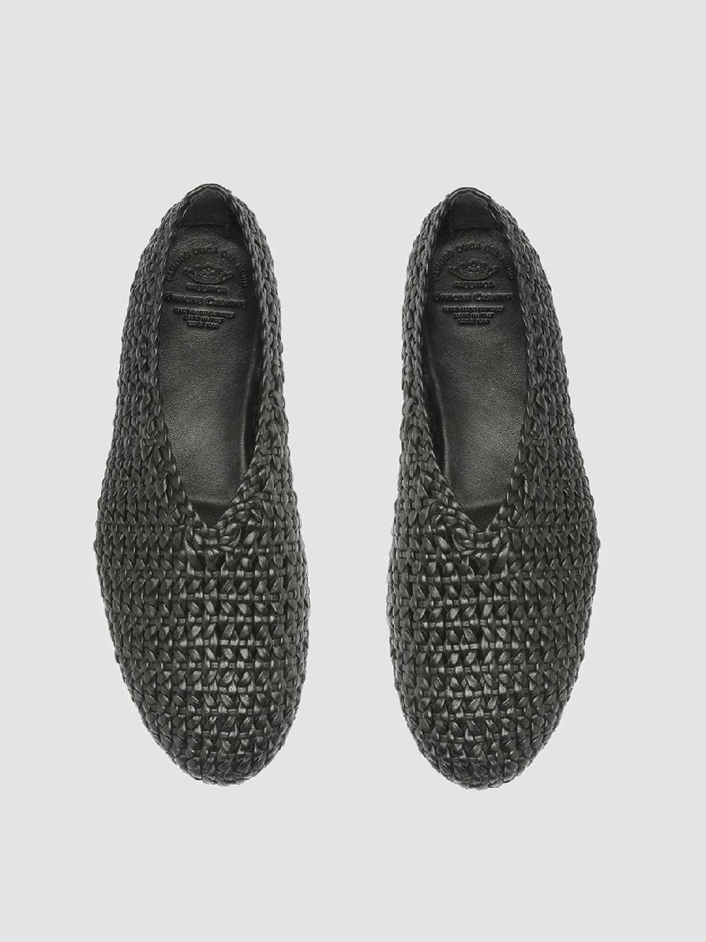 Officine Creative BESSIE 011 Mocassini In Pelle Nera