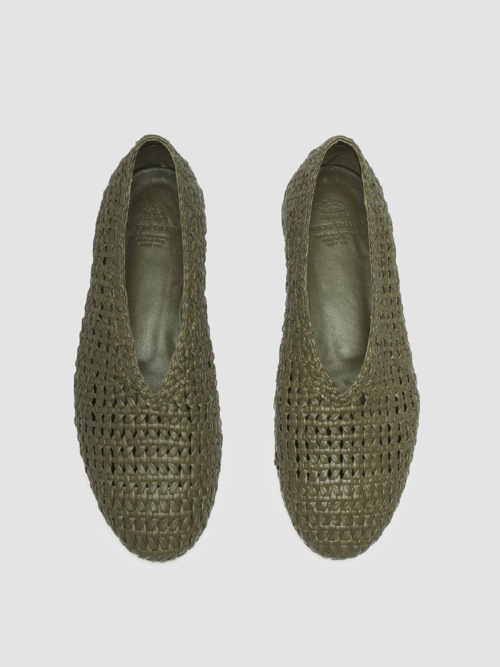 Officine Creative BESSIE 011 Mocassini In Pelle Verde