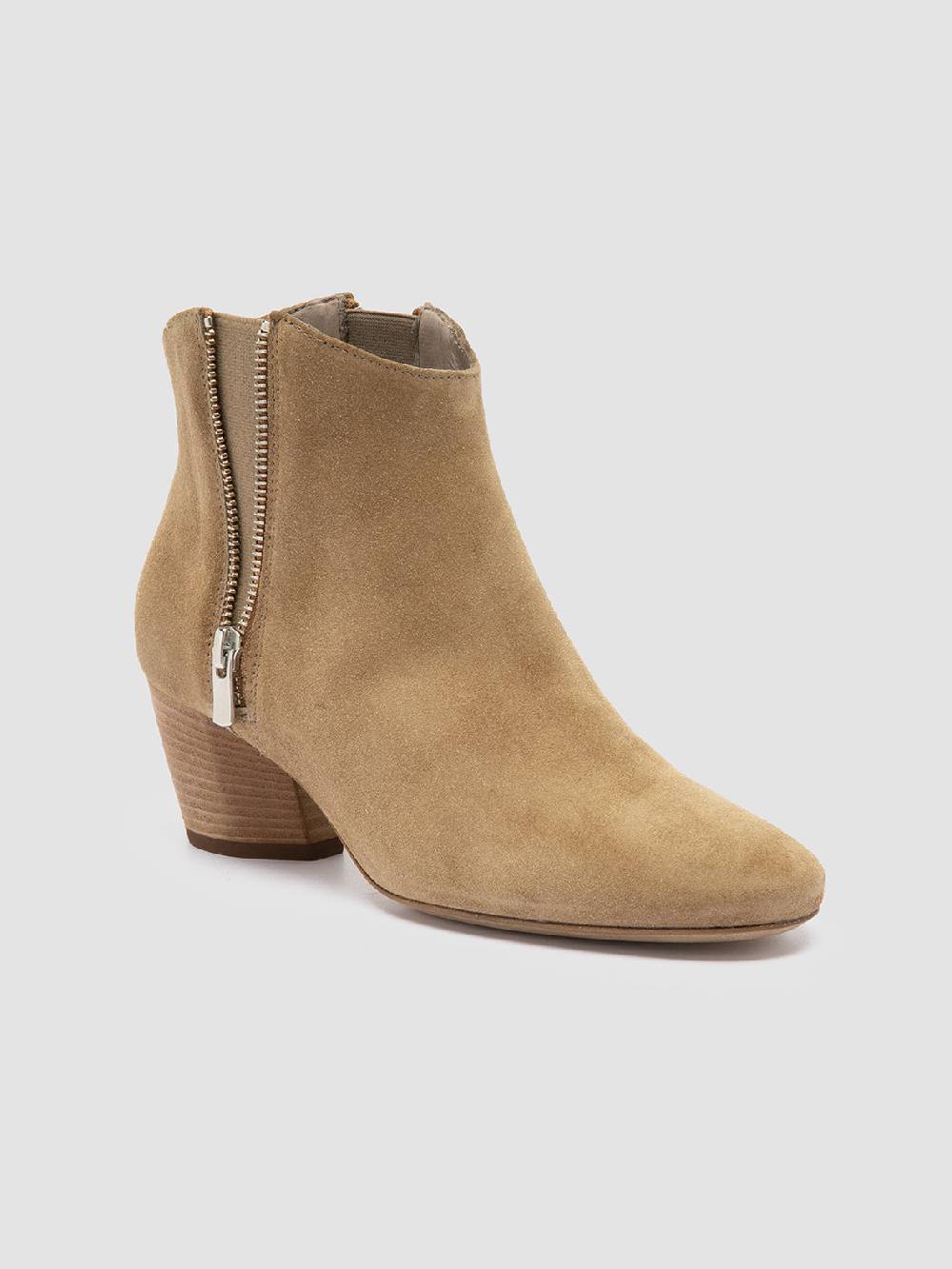 Officine Creative BETH 012 Stivaletti Chelsea In Pelle Scamosciata Marrone