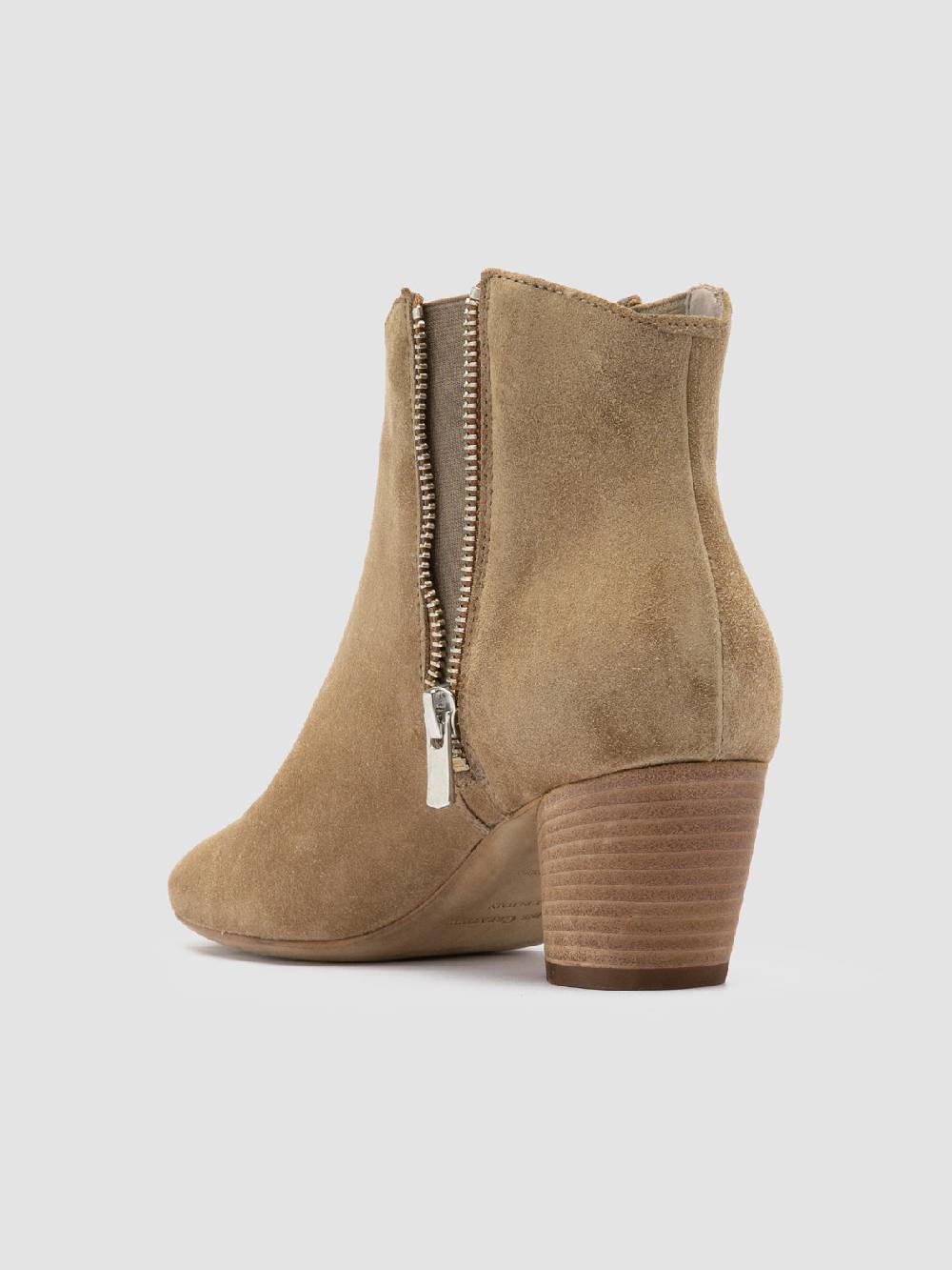 Officine Creative BETH 012 Stivaletti Chelsea In Pelle Scamosciata Marrone