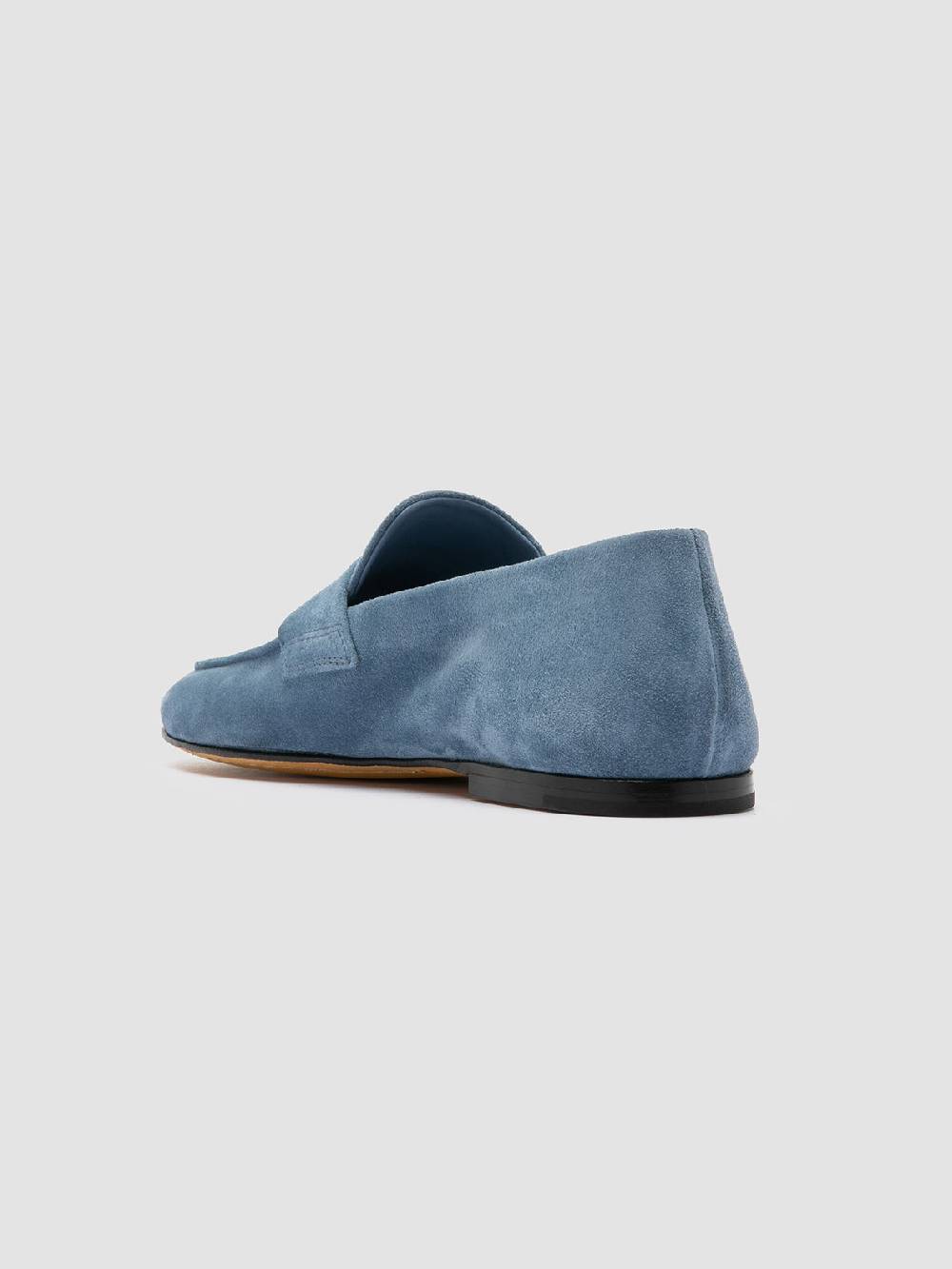 Officine Creative BLAIR 001 Mocassini In Pelle Scamosciata Blu