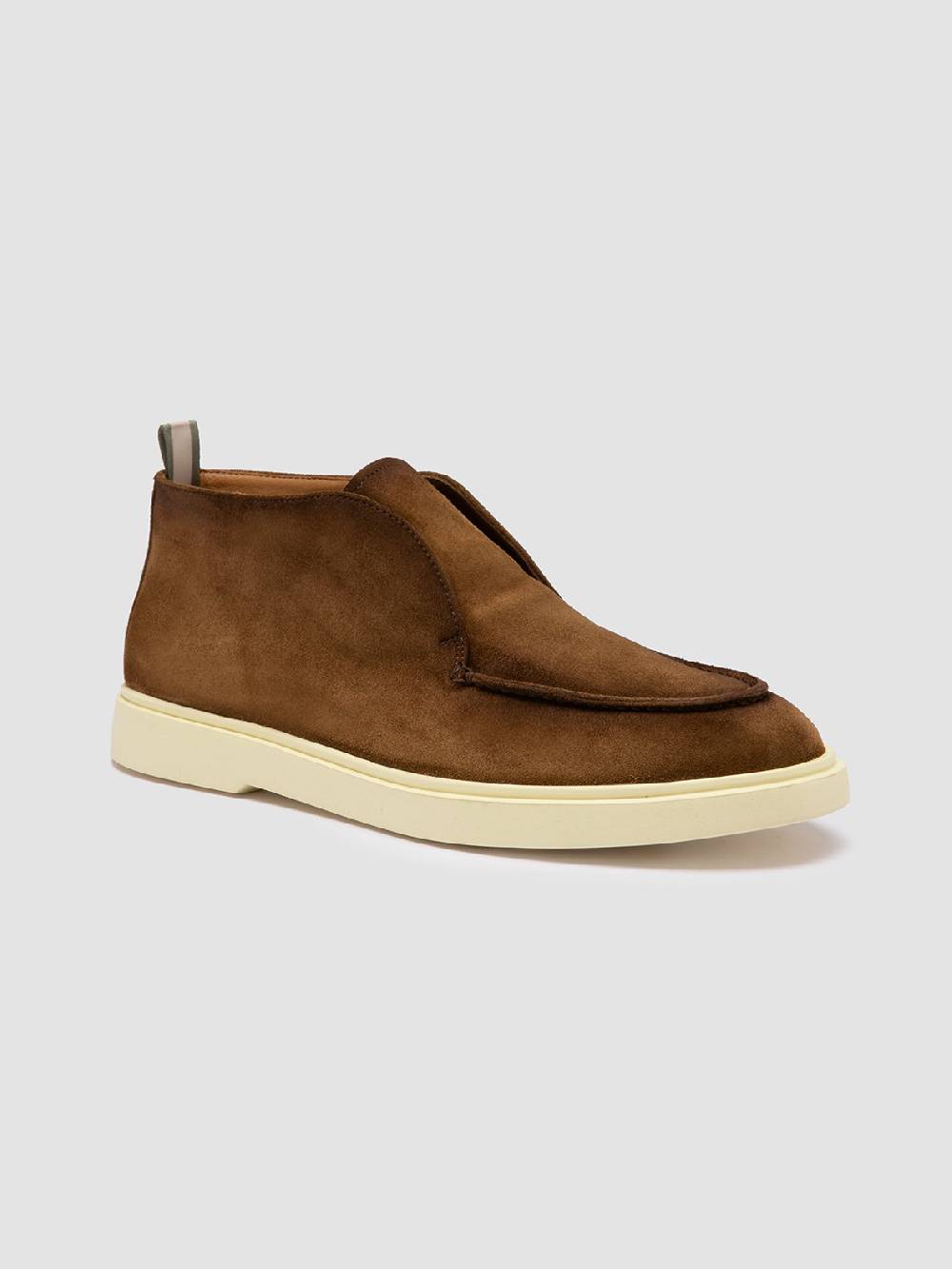 Officine Creative BONES 003 Stivaletti Chukka In Pelle Scamosciata Marrone