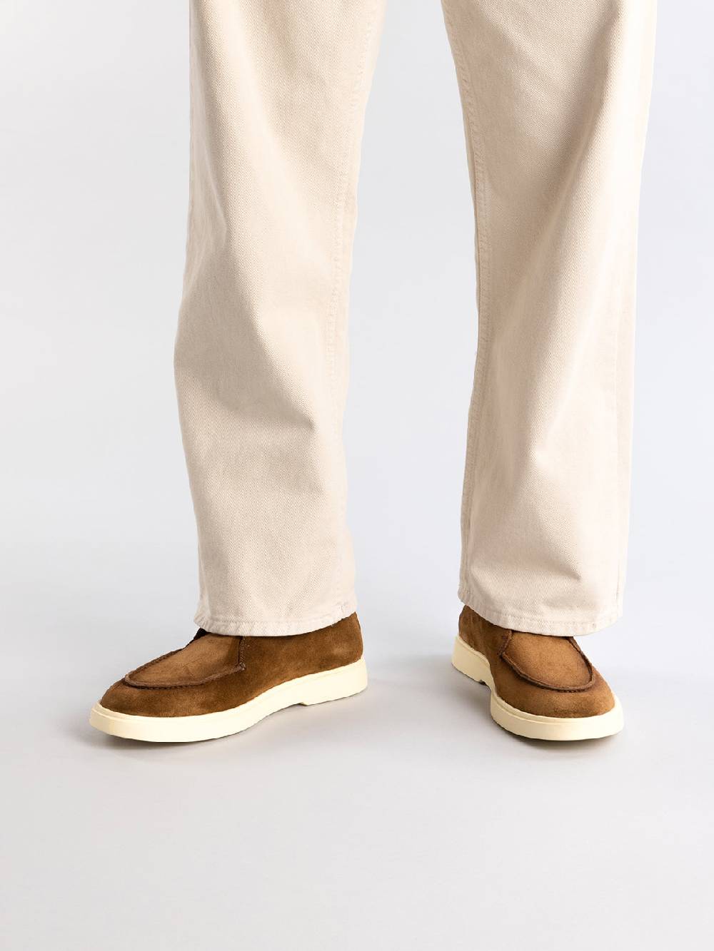 Officine Creative BONES 003 Stivaletti Chukka In Pelle Scamosciata Tortora