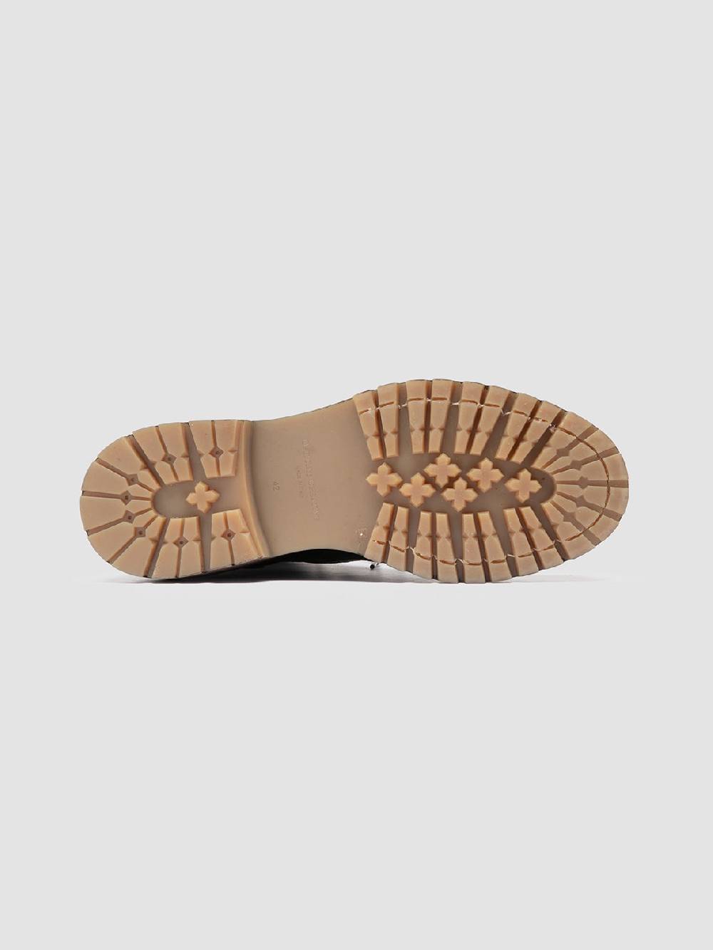 Officine Creative BOSS 012 Stivali Stringati In Pelle Marrone