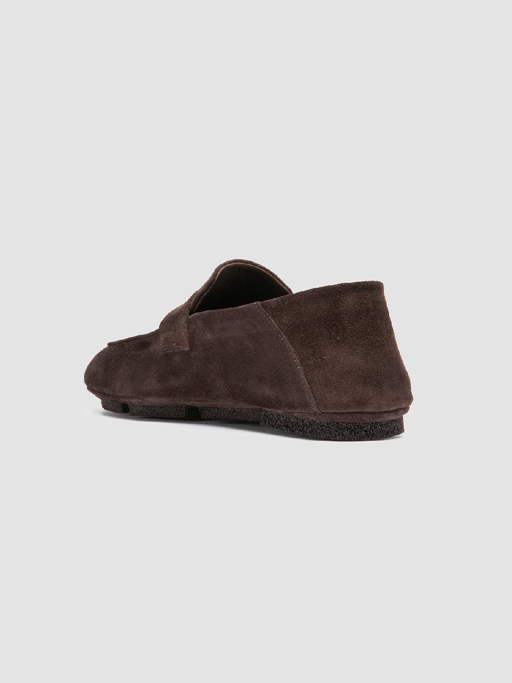 Officine Creative C-SIDE 001 Mocassini In Pelle Scamosciata Marrone