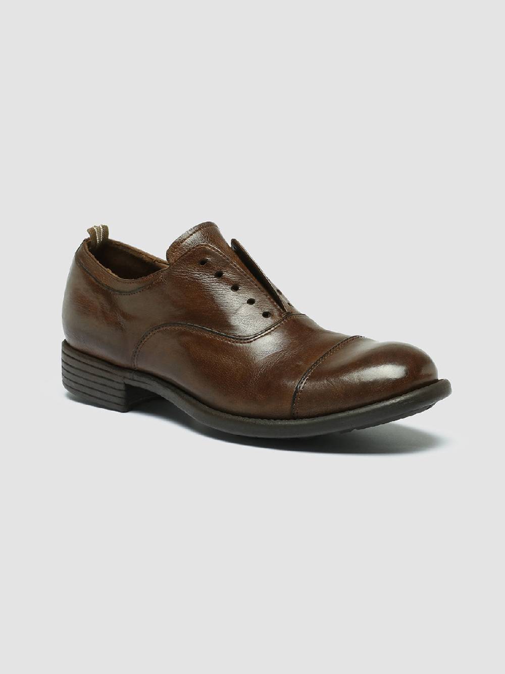 Officine Creative CALIXTE 003 Oxford In Pelle Marrone