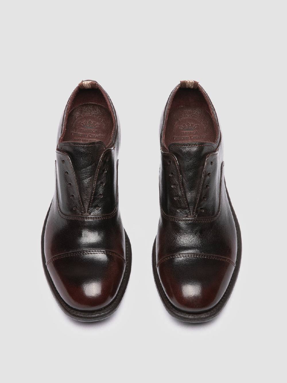 Officine Creative CALIXTE 003 Oxford In Pelle Marrone