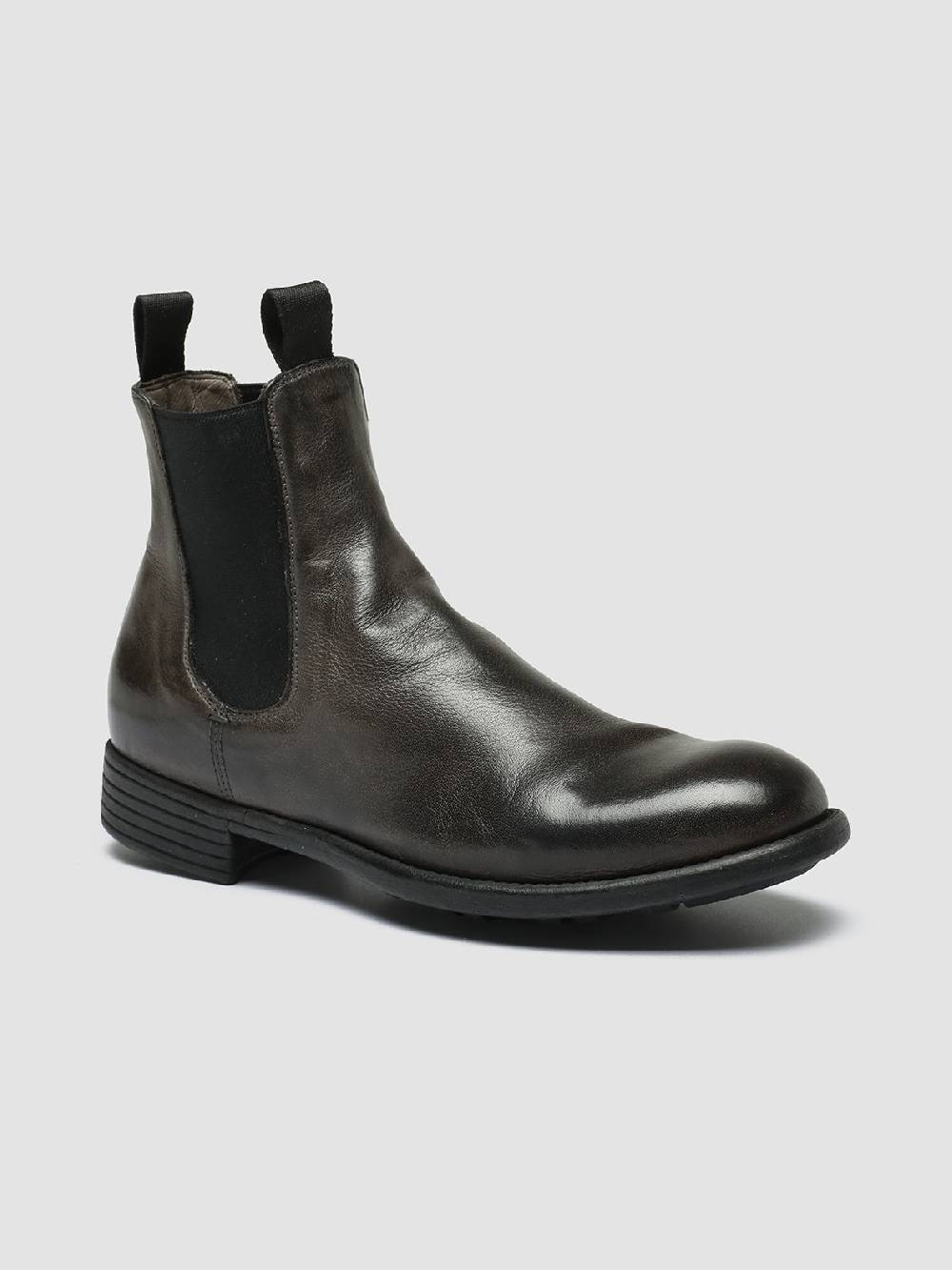 Officine Creative CALIXTE 004 Stivaletti Chelsea In Pelle Grigia