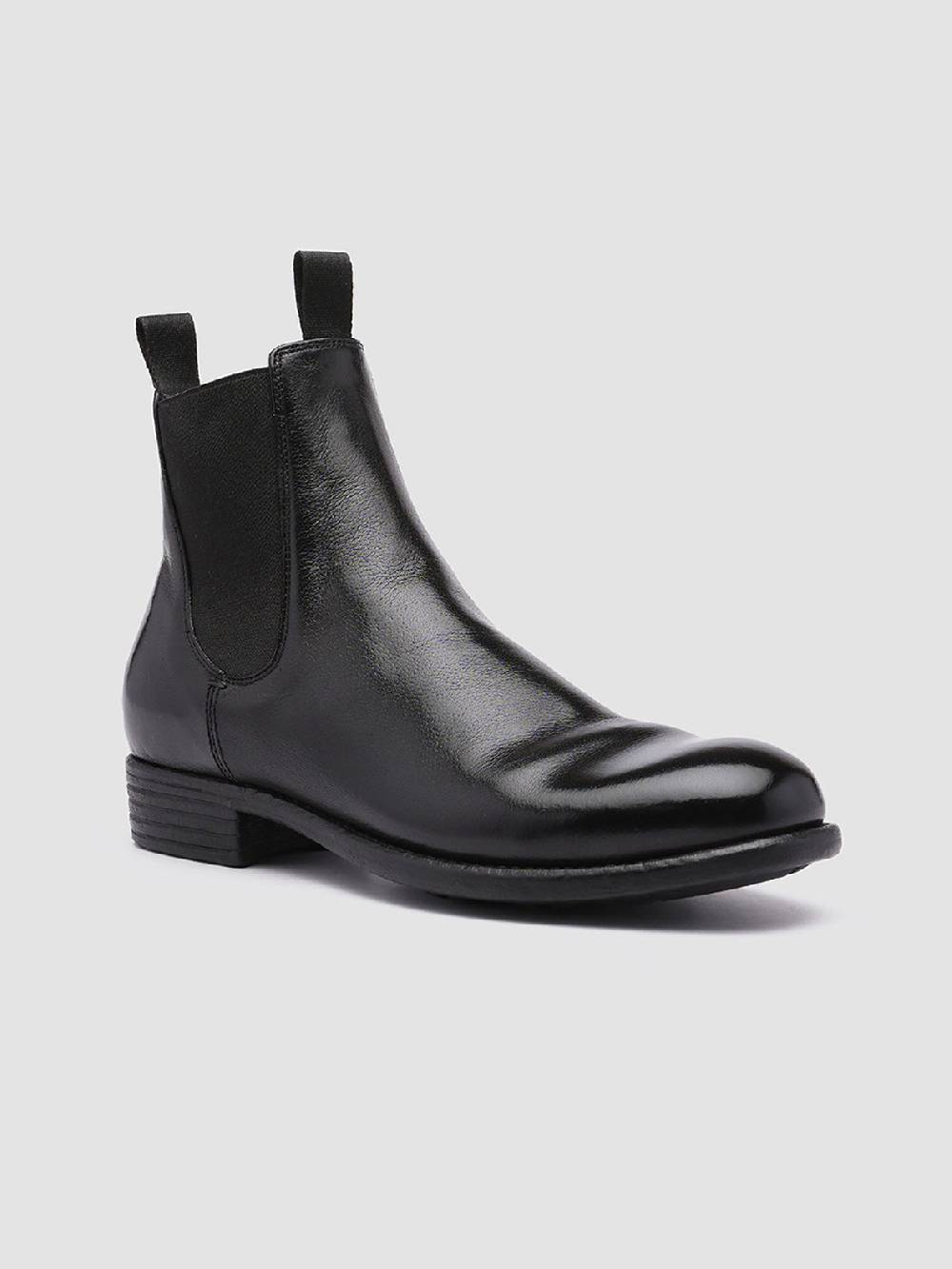 Officine Creative CALIXTE 004 Stivaletti Chelsea In Pelle Nera