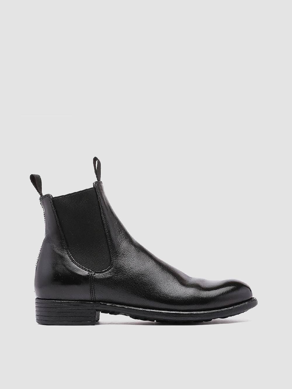 Officine Creative CALIXTE 004 Stivaletti Chelsea in Pelle Nera