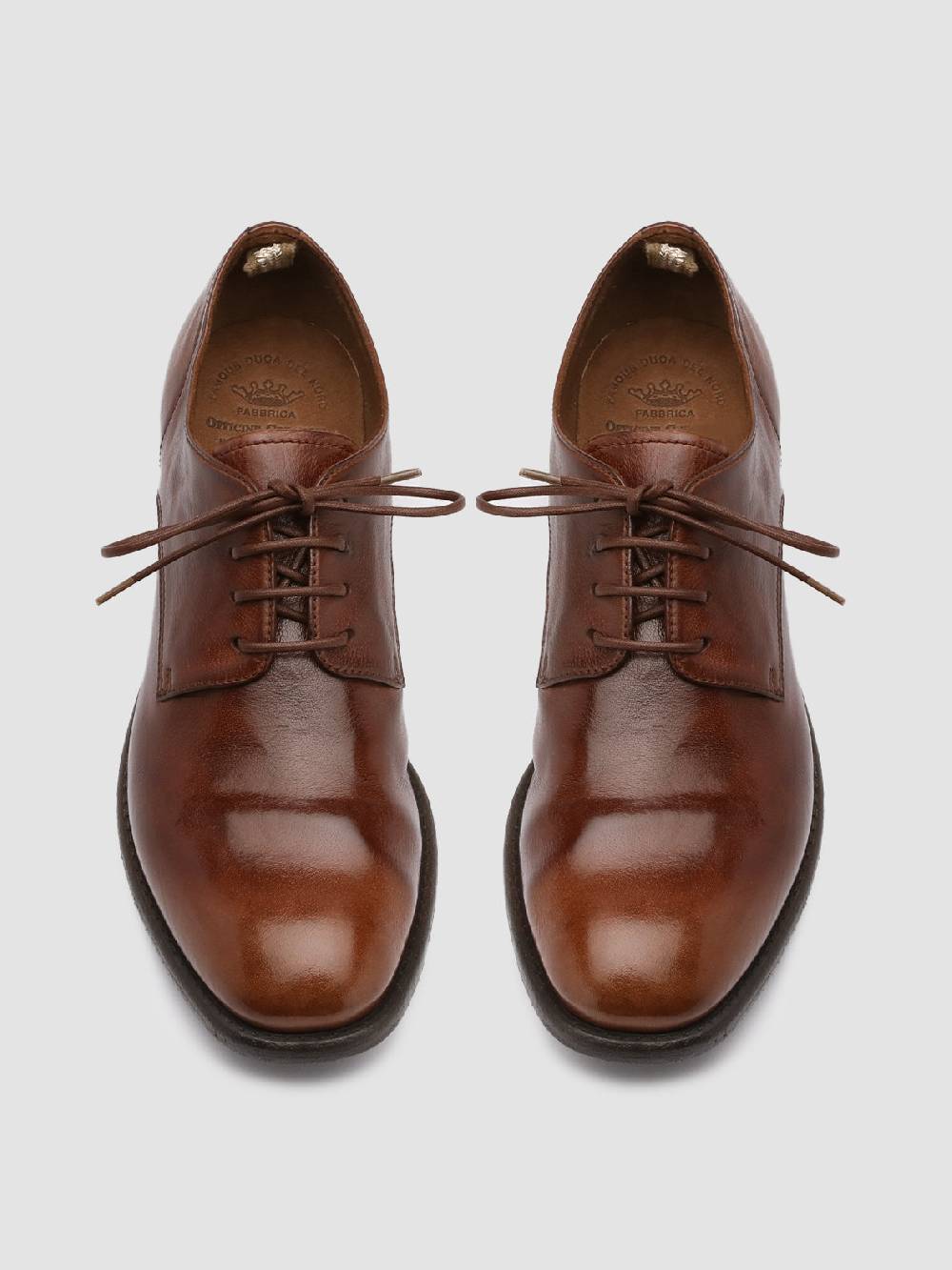 Officine Creative CALIXTE 014 Derby In Pelle Marrone