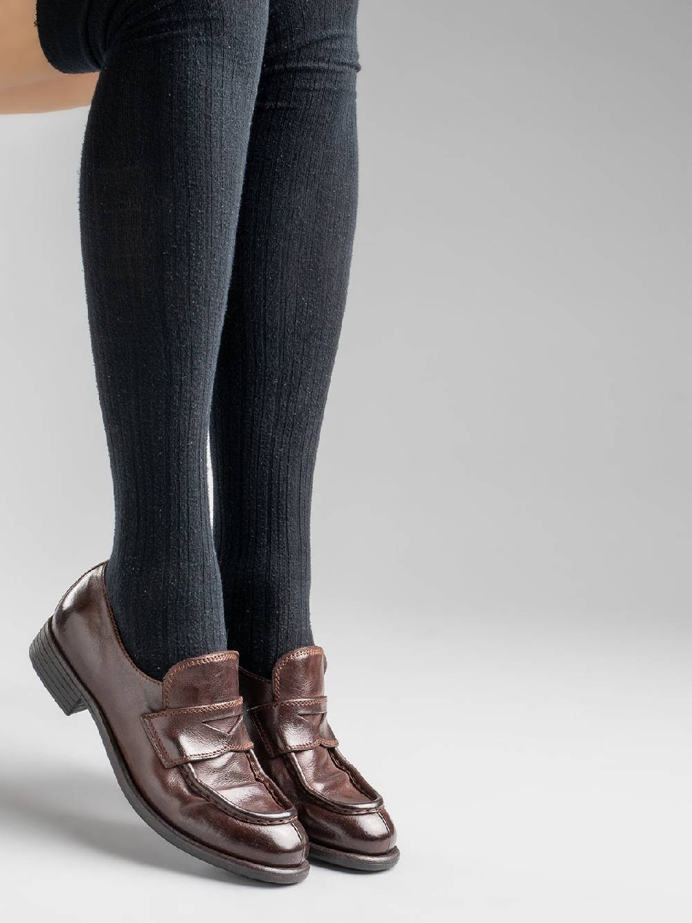 Officine Creative CALIXTE 020 Mocassini In Pelle Nera