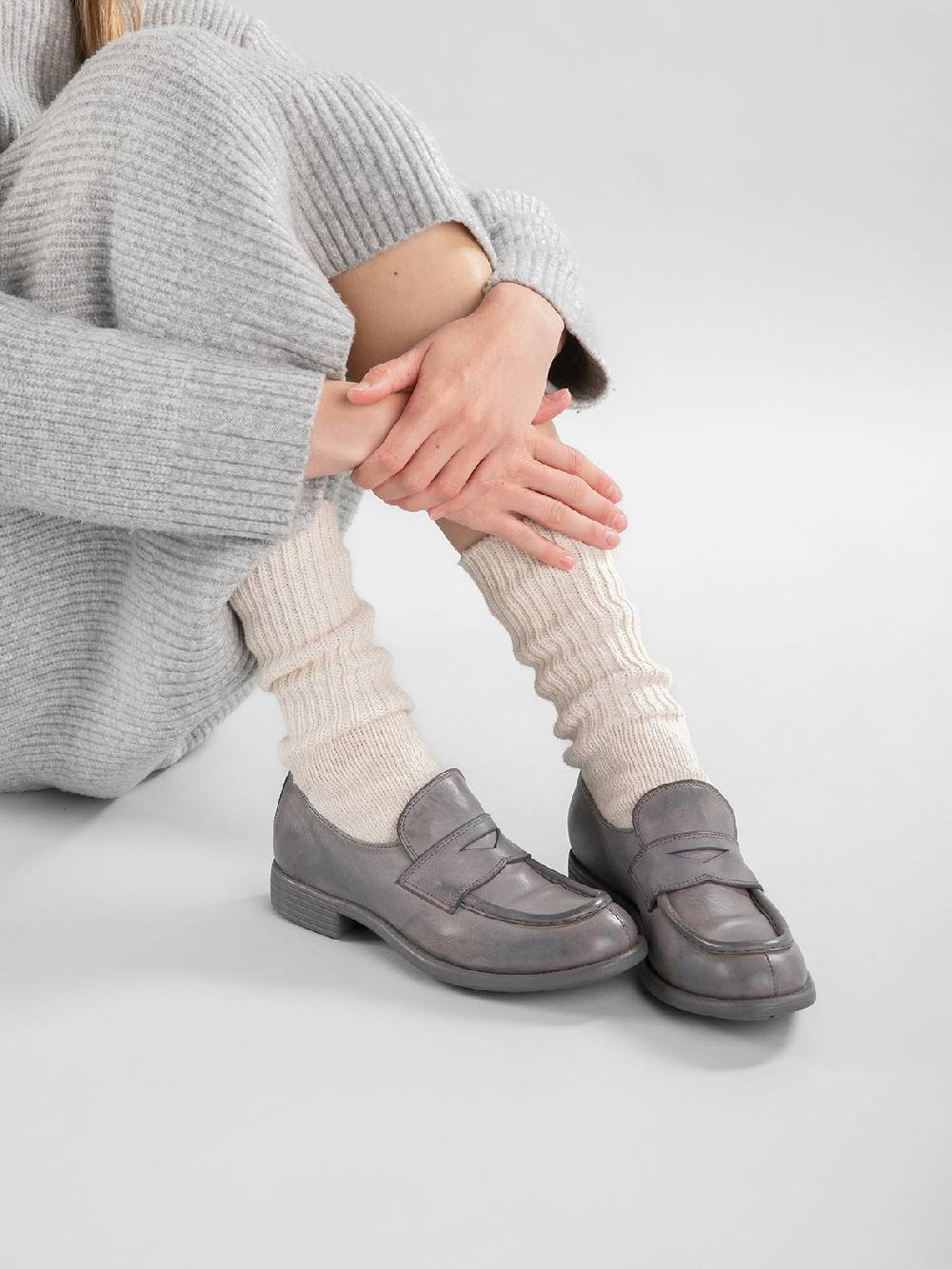 Officine Creative CALIXTE 020 Mocassini In Pelle Verde