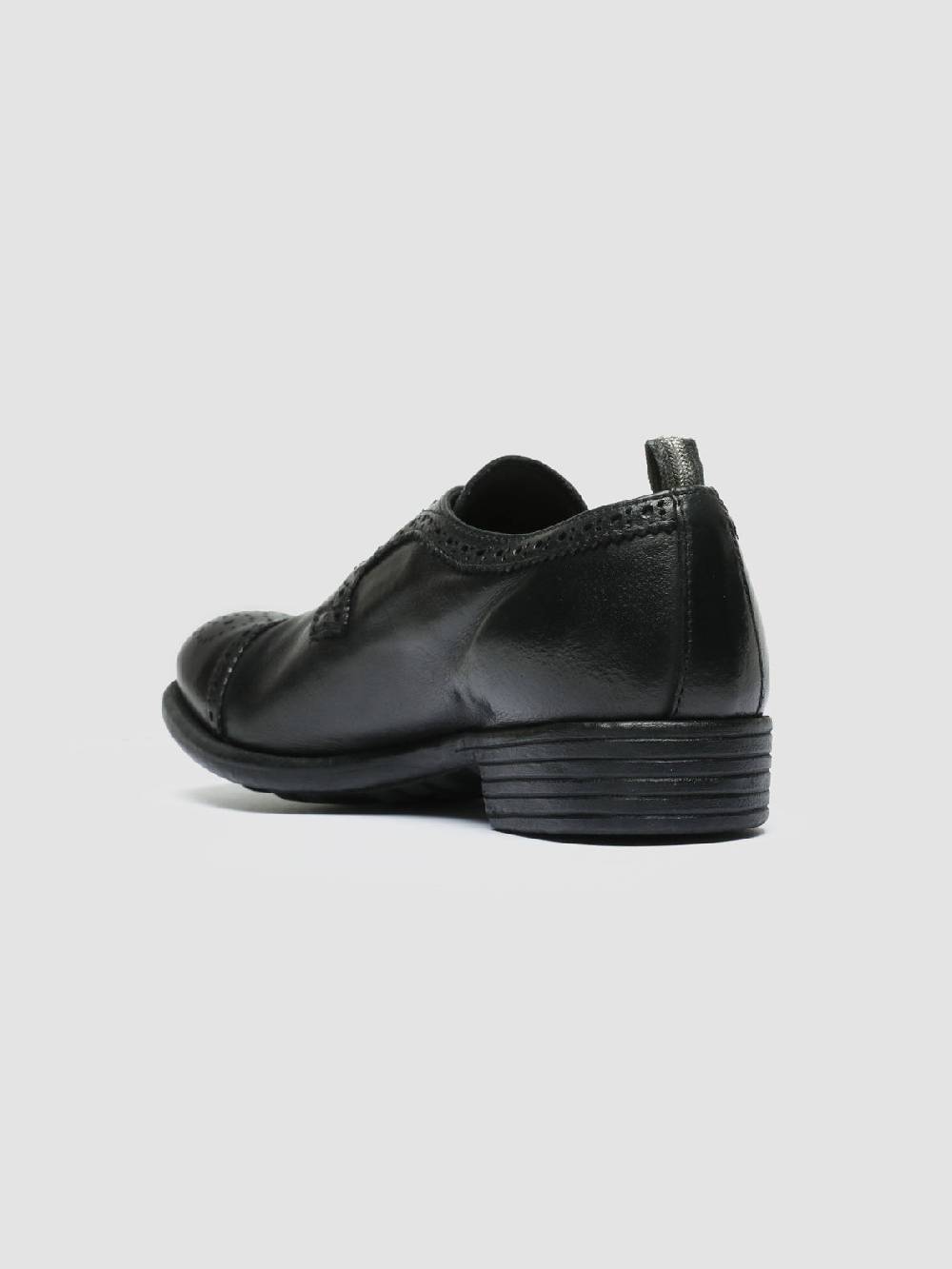 Officine Creative CALIXTE 022 Derby Con Motivo Brogue In Pelle Nera