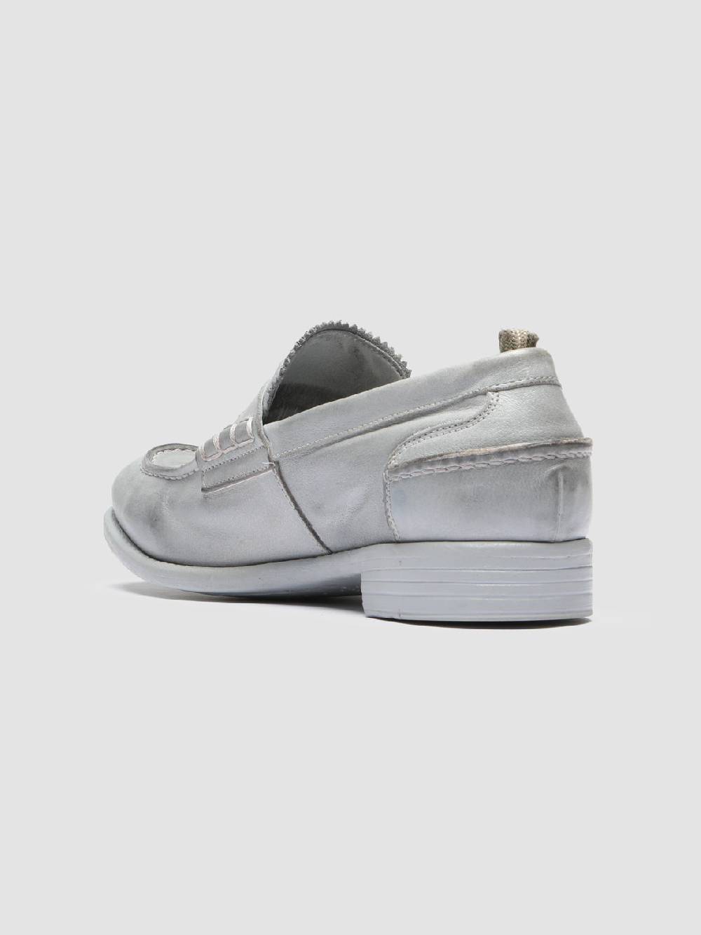 Officine Creative CALIXTE 042 Mocassini Penny In Pelle Grigia