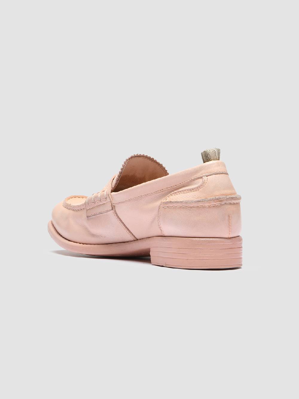 Officine Creative CALIXTE 042 Mocassini Penny Loafer In Pelle Rosa