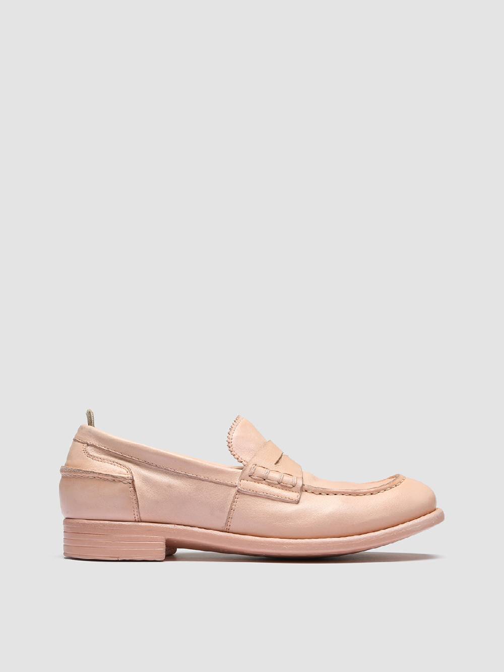 Officine Creative CALIXTE 042 Mocassini Penny Loafer in Pelle Rosa