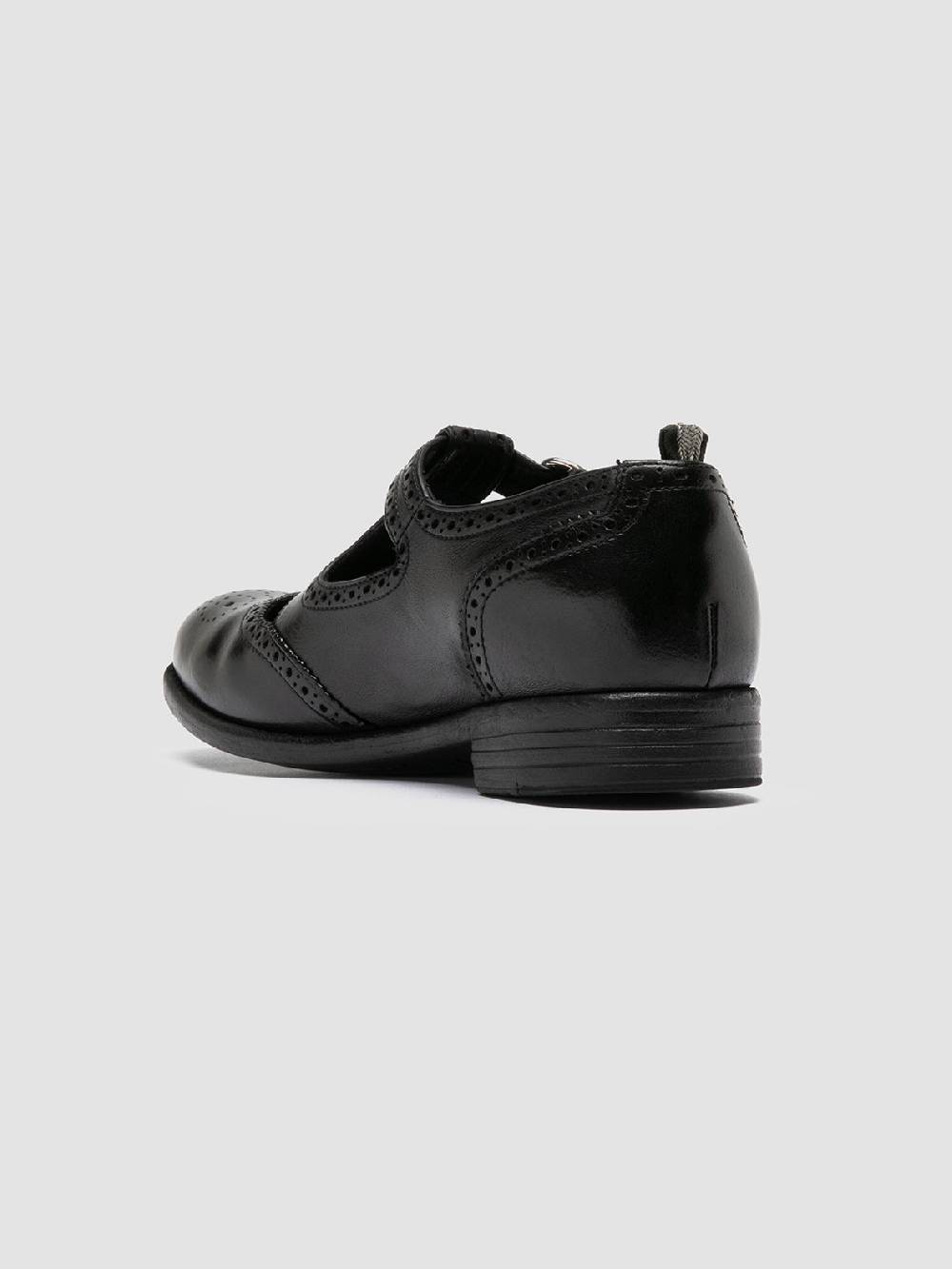 Officine Creative CALIXTE 066 Black Leather Maryjane Loafers