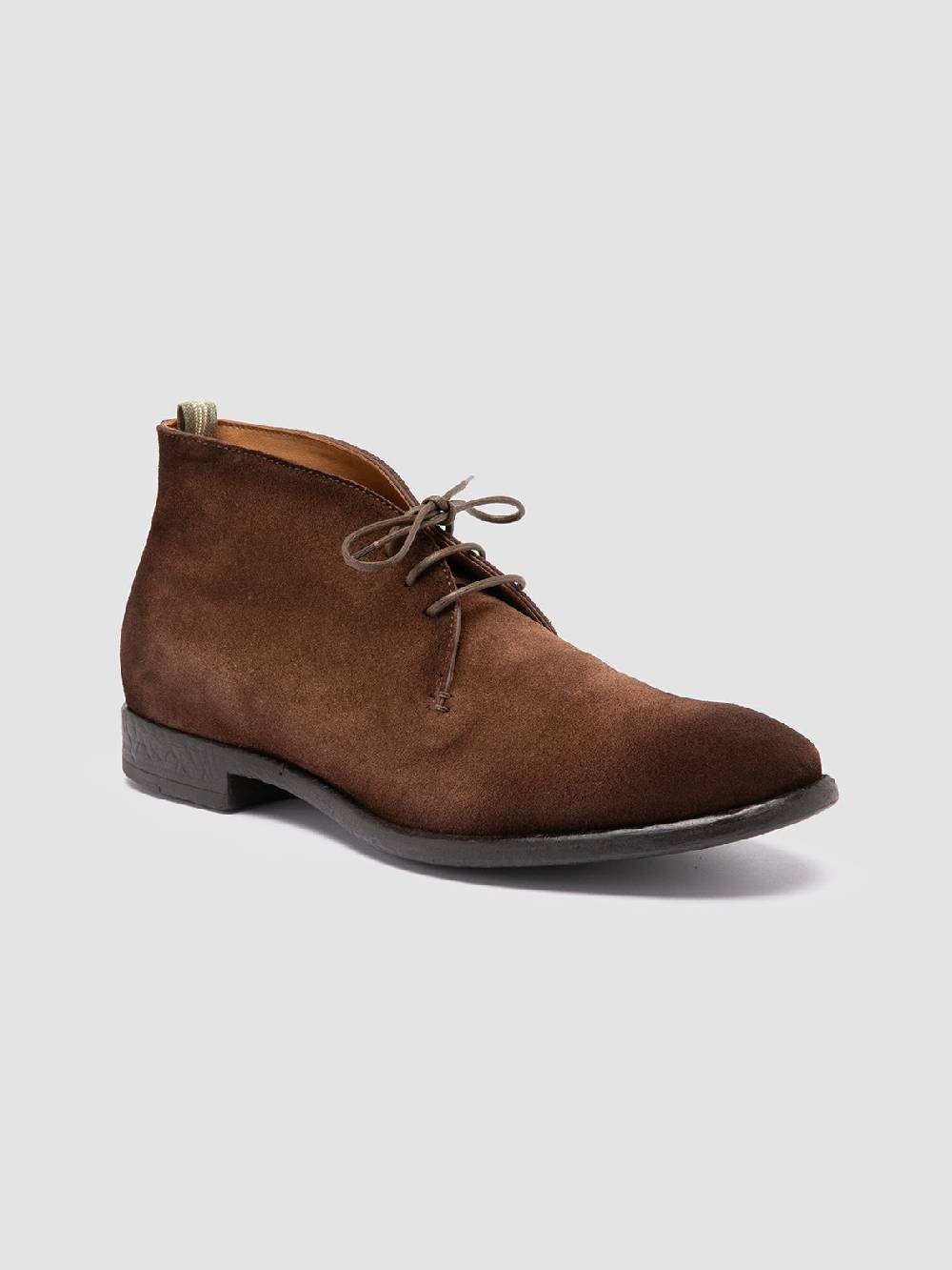 Officine Creative CETON 685 Stivali Chukka In Camoscio Marrone
