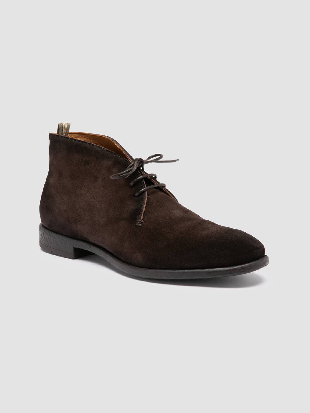 Officine Creative CETON 685 Stivali Chukka In Camoscio Marrone