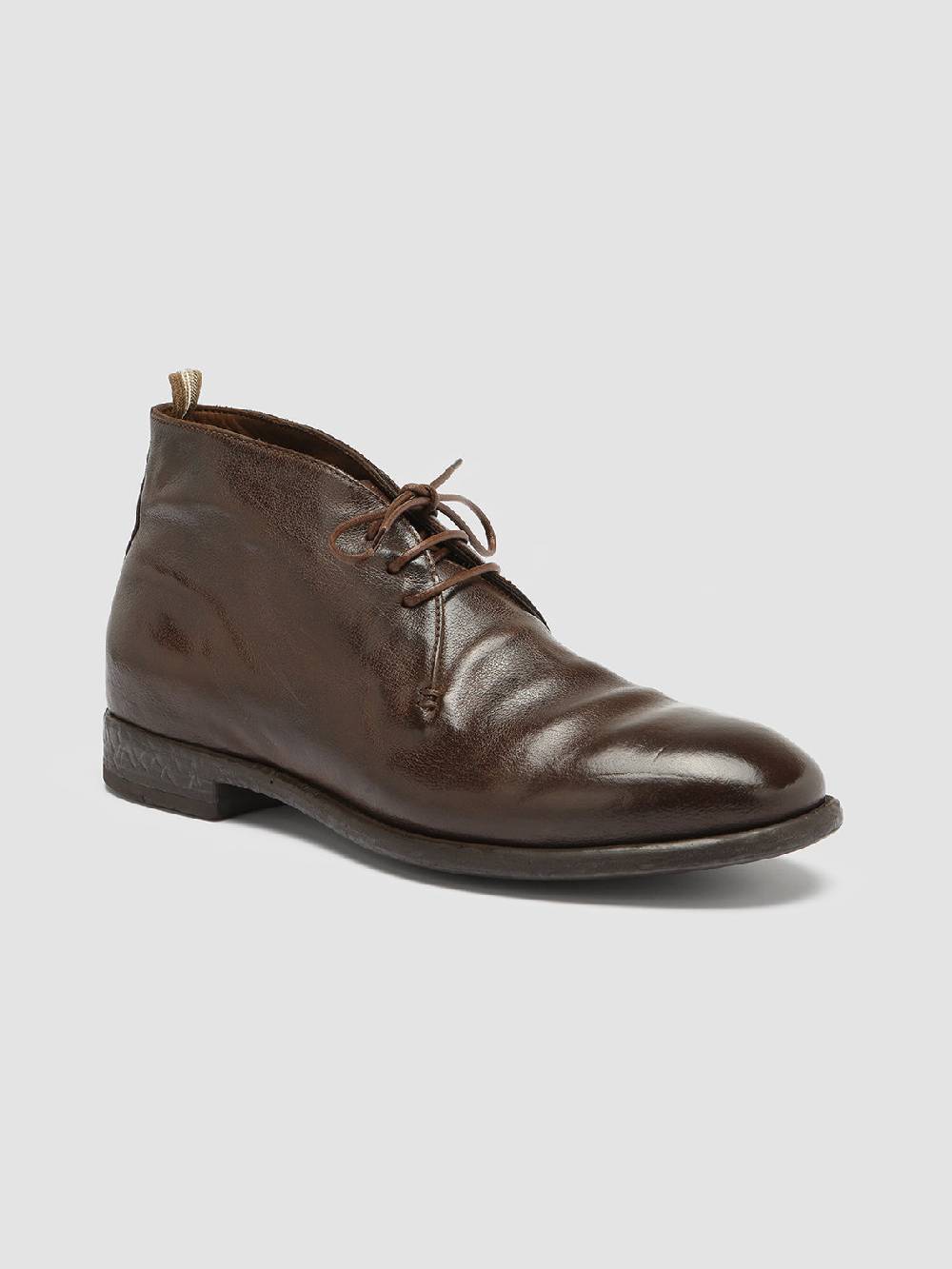 Officine Creative CETON 685 Stivali Chukka In Pelle Marrone