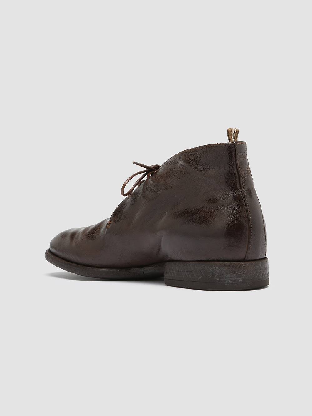 Officine Creative CETON 685 Stivali Chukka In Pelle Marrone