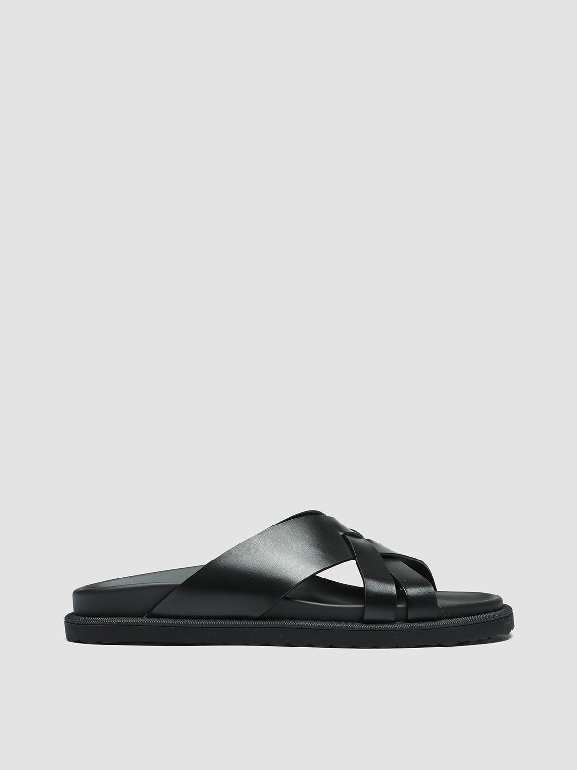 Officine Creative CHARRAT 003 Sandali in Pelle Nera