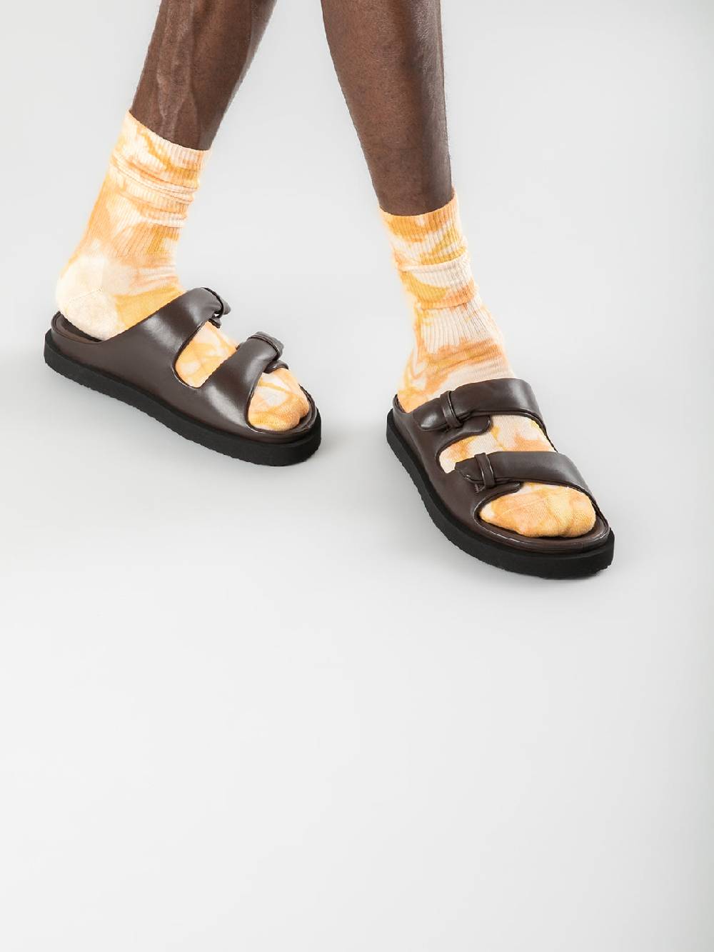 Officine Creative CHORA 001 Sandali In Pelle Marrone