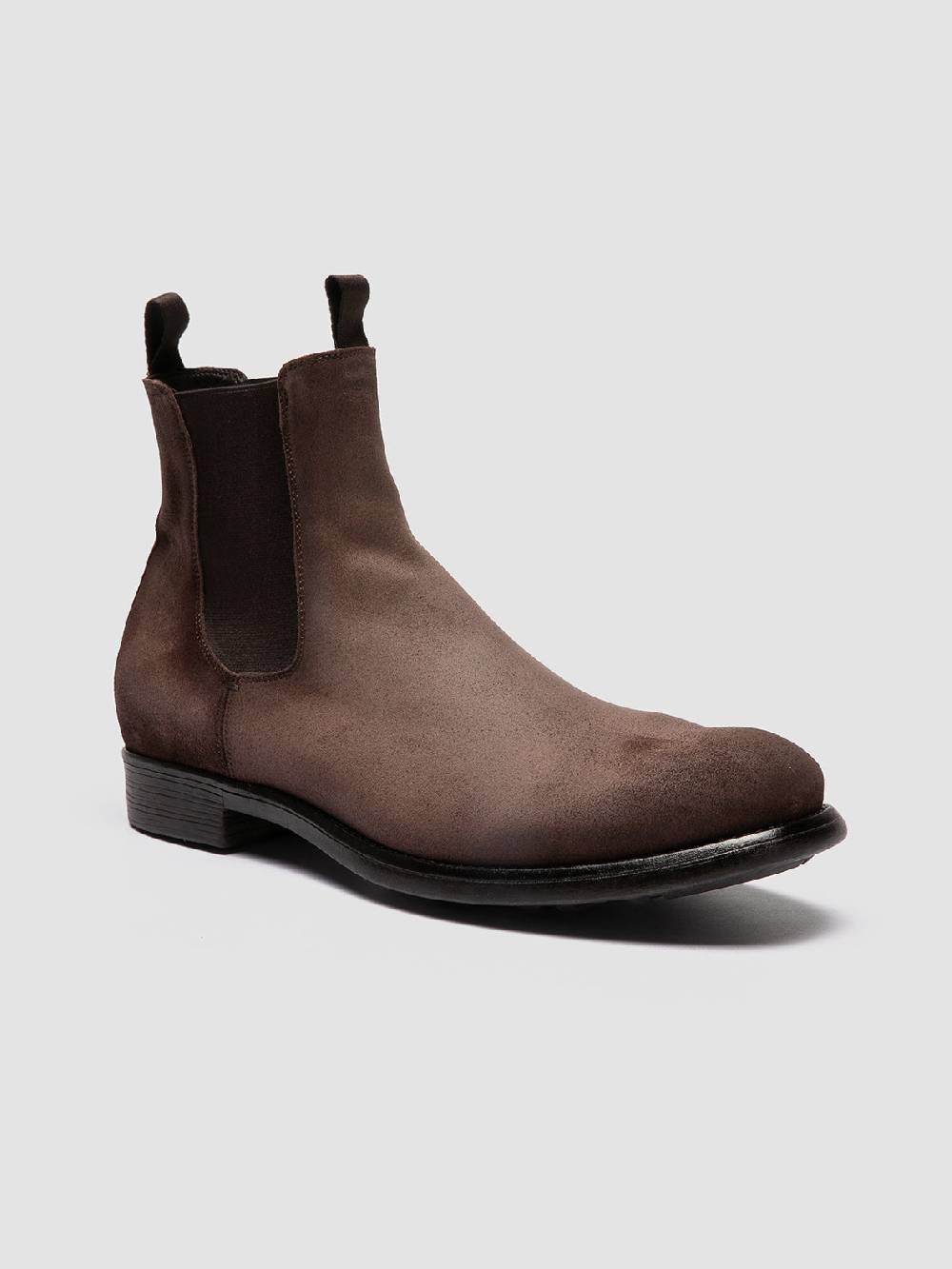 Officine Creative CHRONICLE 002 Stivaletti Chelsea In Camoscio Tortora