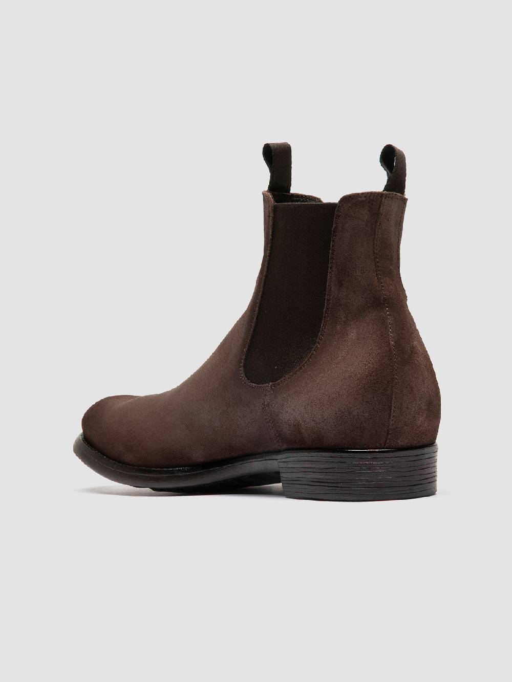 Officine Creative CHRONICLE 002 Stivaletti Chelsea In Camoscio Tortora