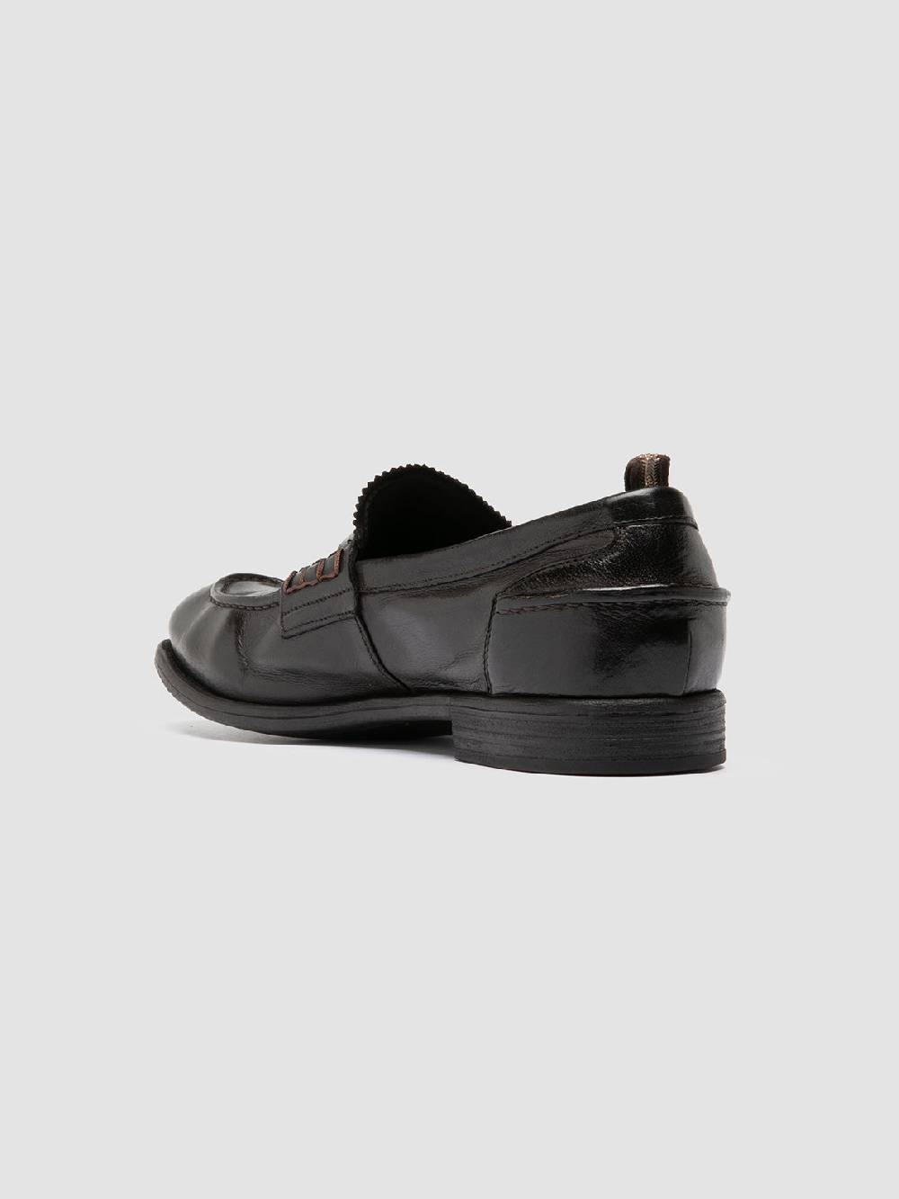 Officine Creative CHRONICLE 144 Mocassini Penny Loafer In Pelle Marrone