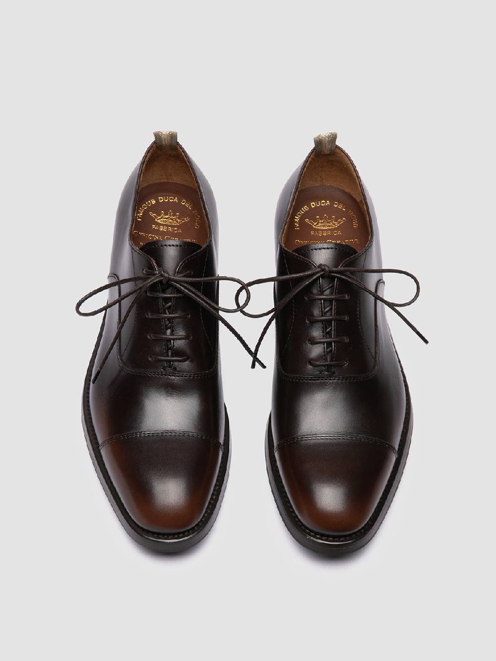 Officine Creative CONSULTANT 003 Oxford In Pelle Marrone