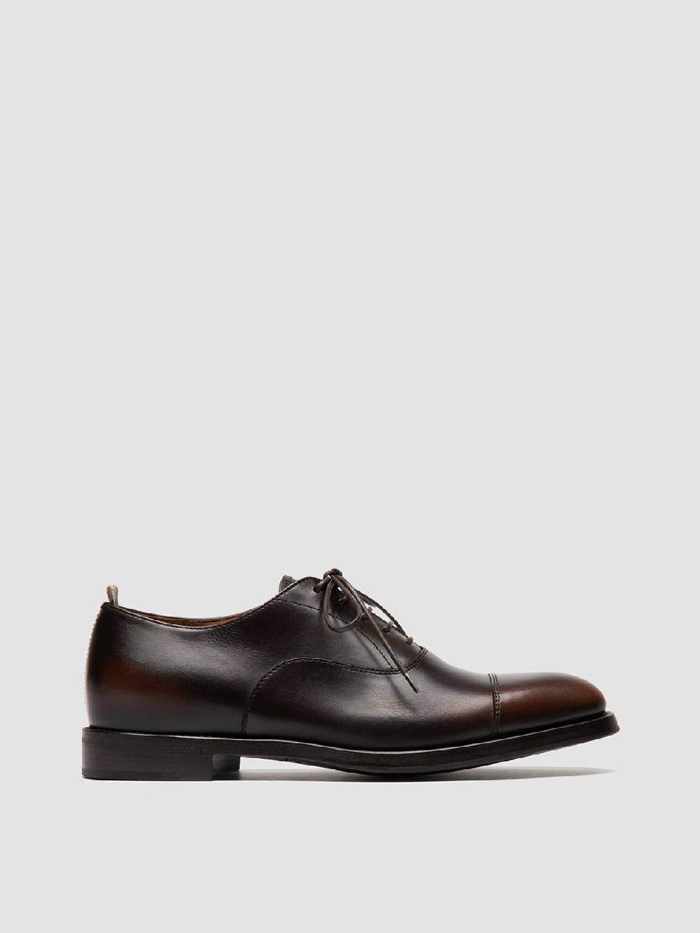 Officine Creative CONSULTANT 003 Oxford in Pelle Marrone