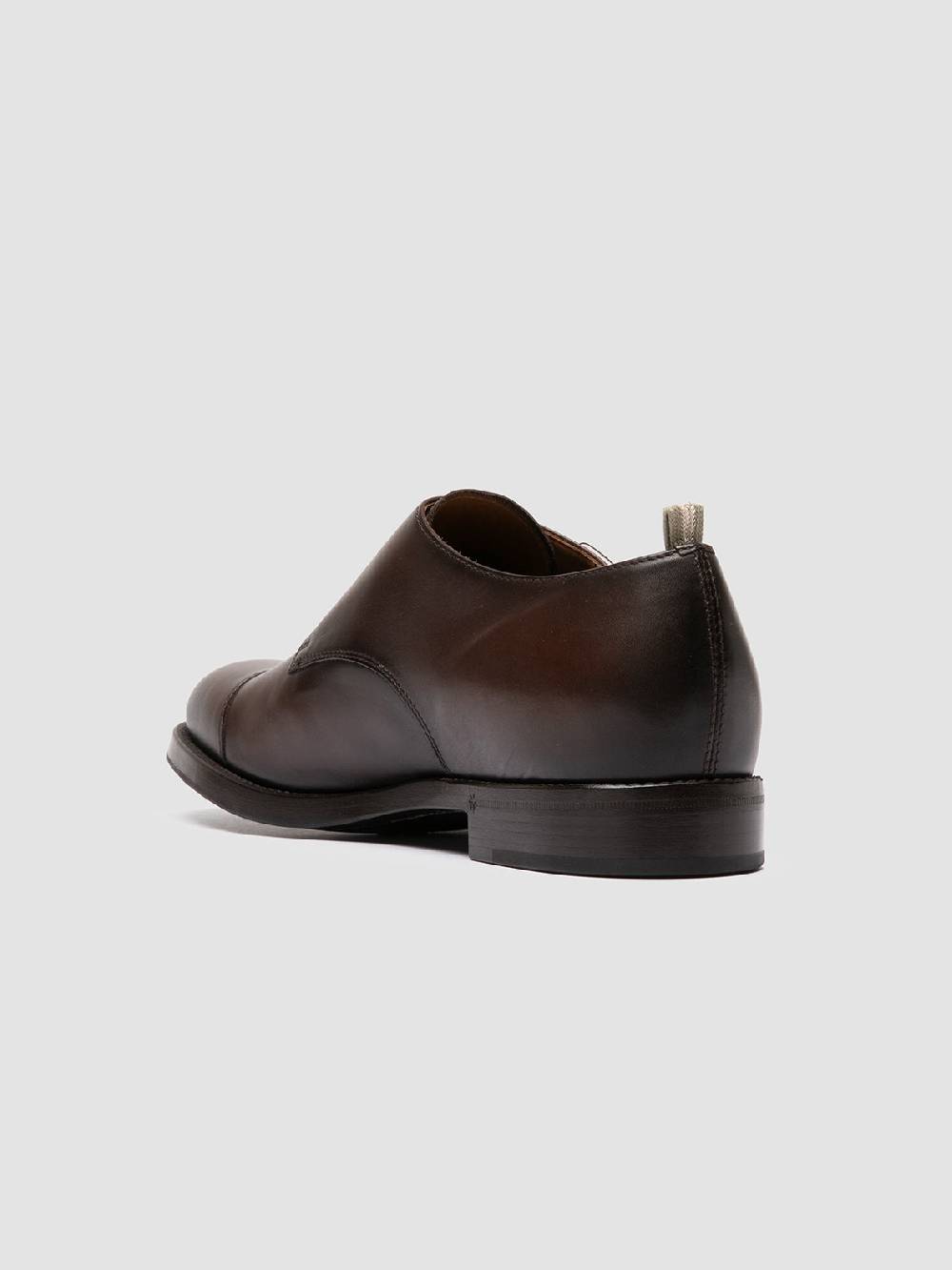 Officine Creative CONSULTANT 004 Monk Strap In Pelle Marrone