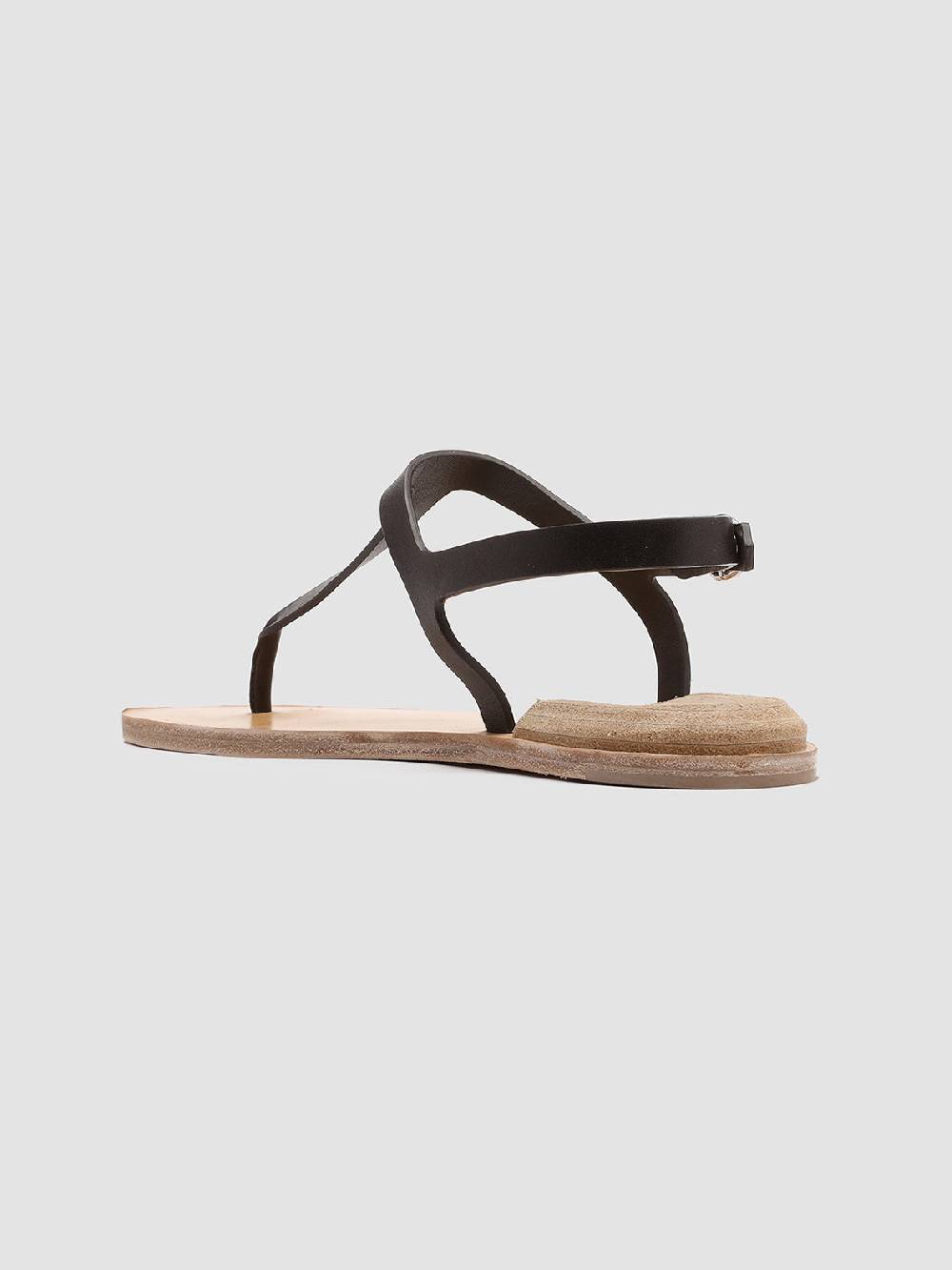 Officine Creative CONTRAIRE 007 Sandali In Nappa Nera