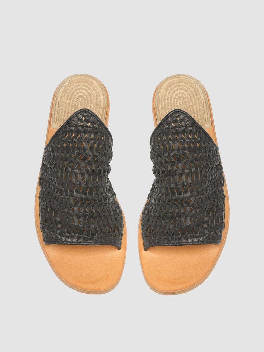 Officine Creative CONTRAIRE 008 Sandali In Pelle Nera