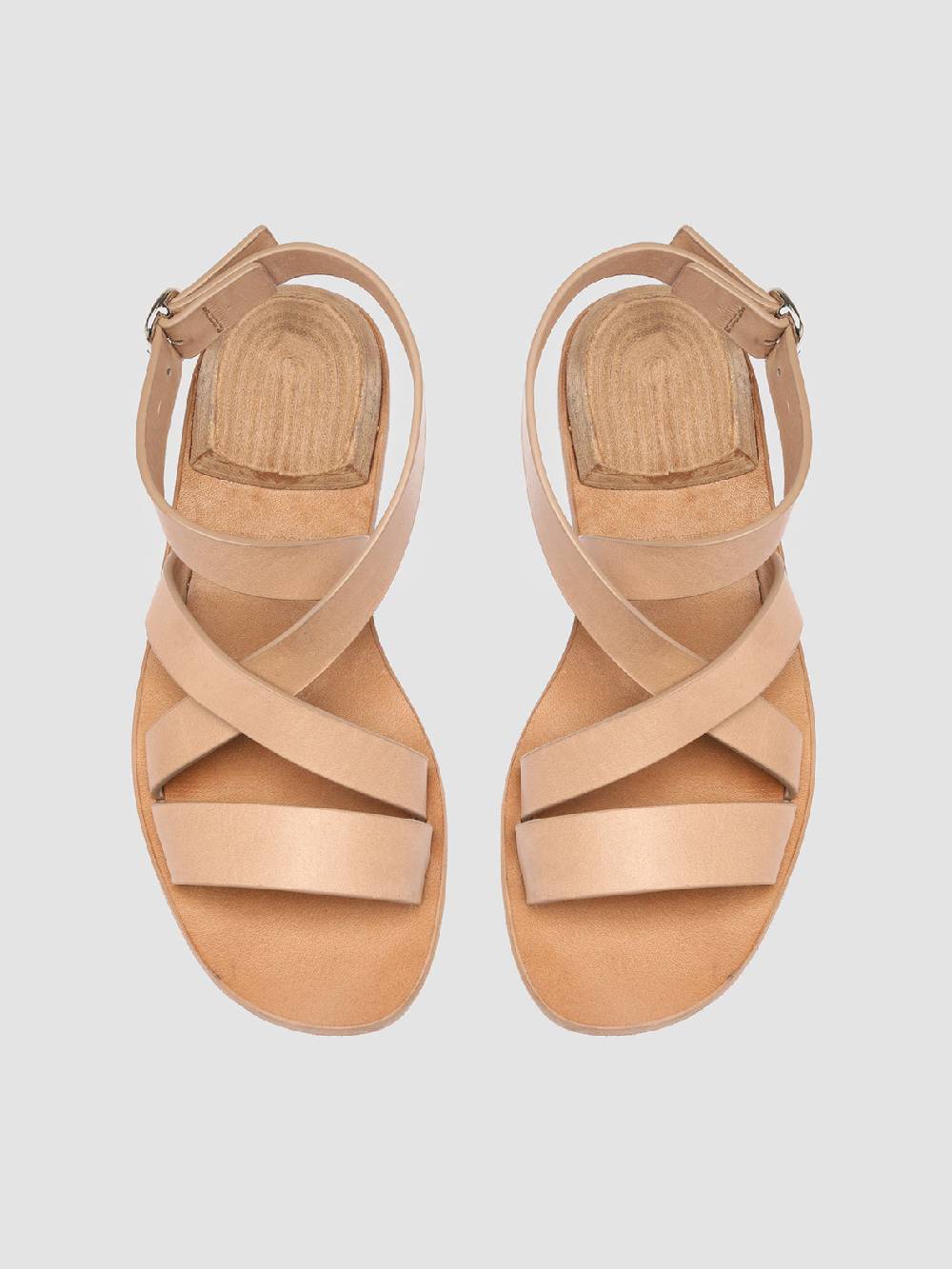 Officine Creative CONTRAIRE 104 Sandali In Nappa Tortora