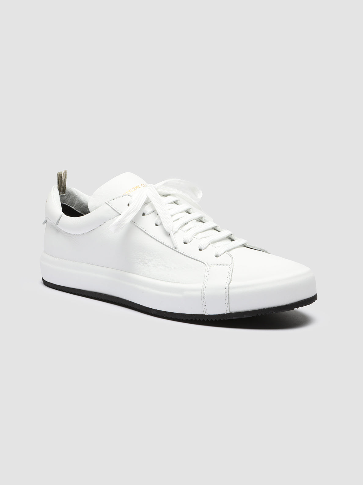 Officine Creative CORE 001 Sneakers In Pelle Bianca