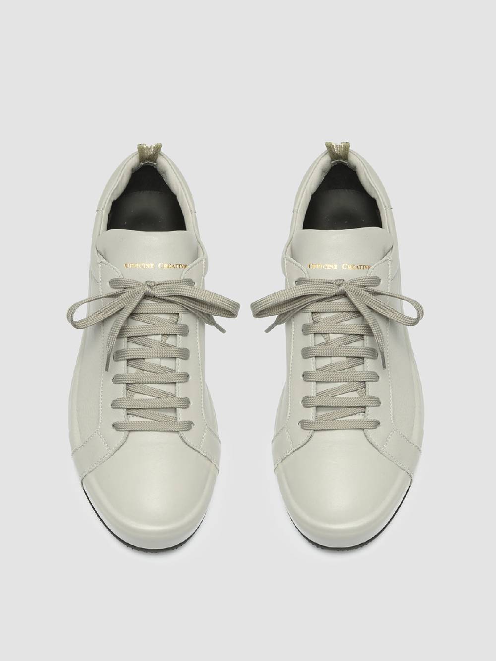 Officine Creative CORE 001 Sneakers In Pelle Grigia