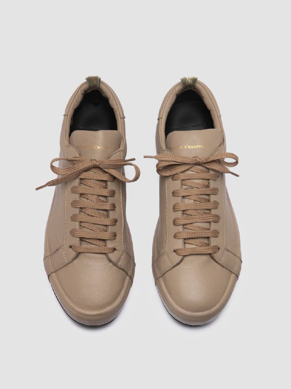 Officine Creative CORE 001 Sneakers In Pelle Marrone
