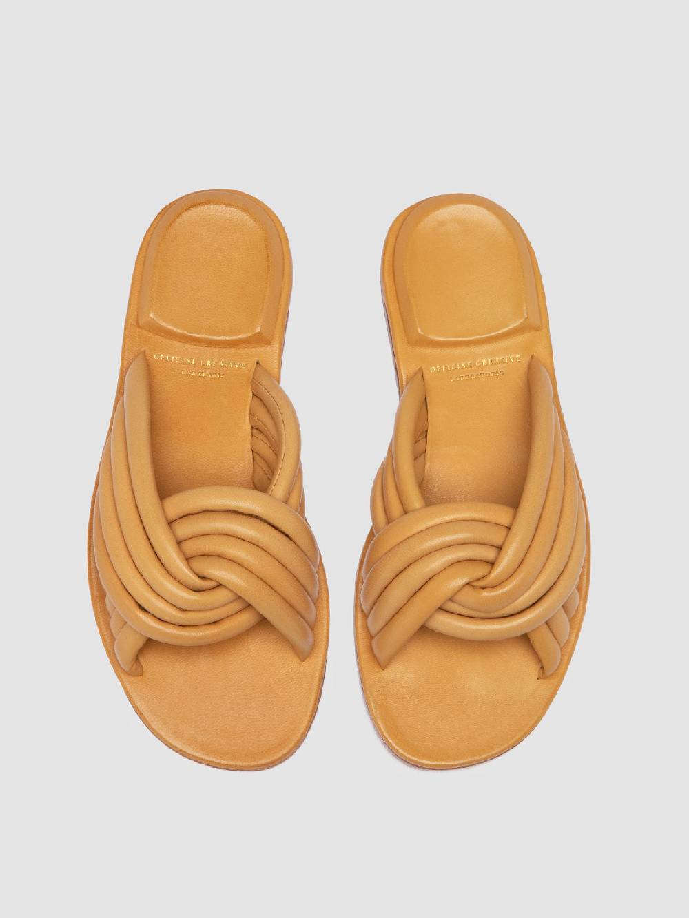 Officine Creative CYBILLE 004 Sandali In Pelle Gialla