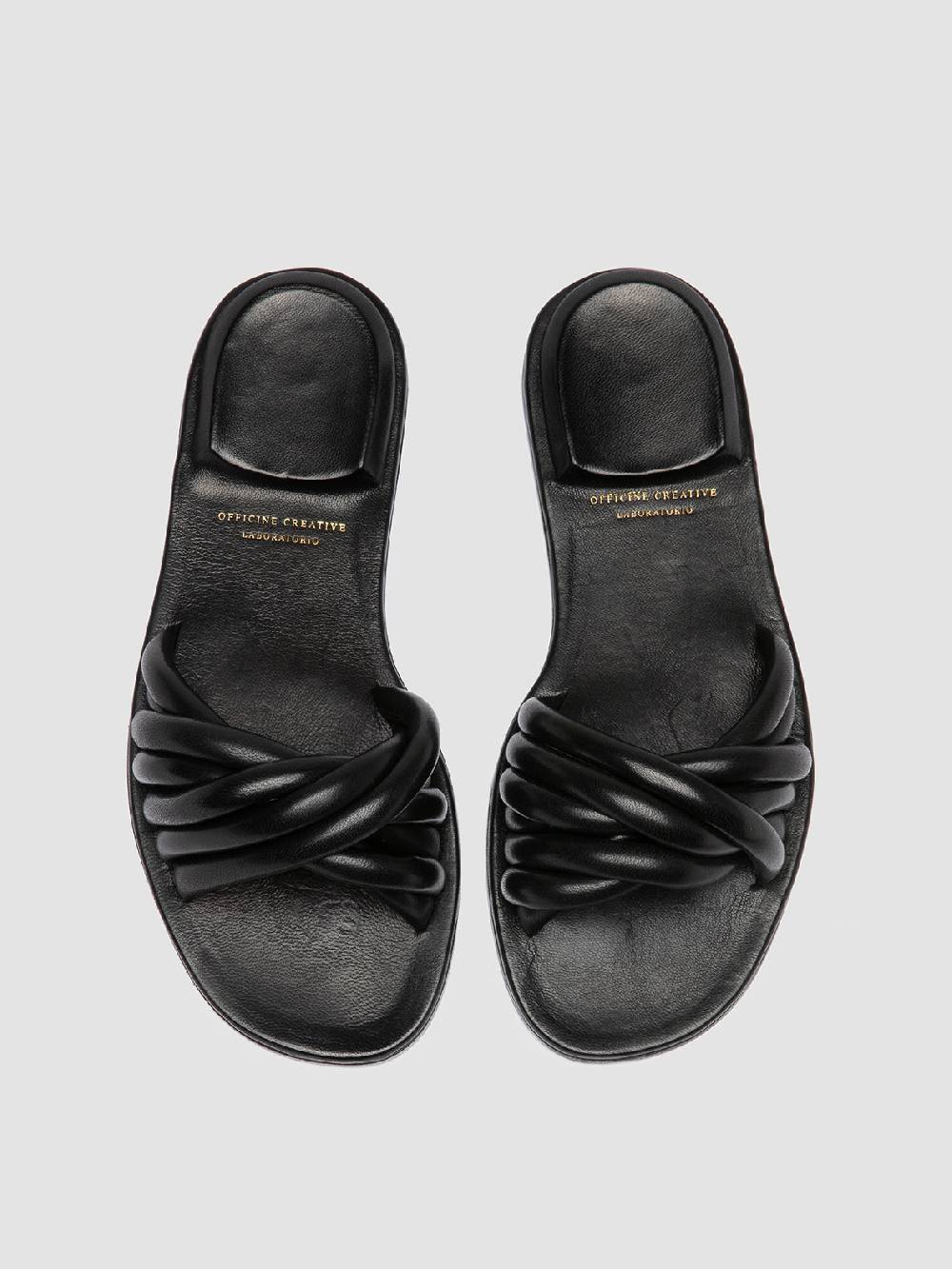 Officine Creative CYBILLE 006 Sandali In Pelle Nera