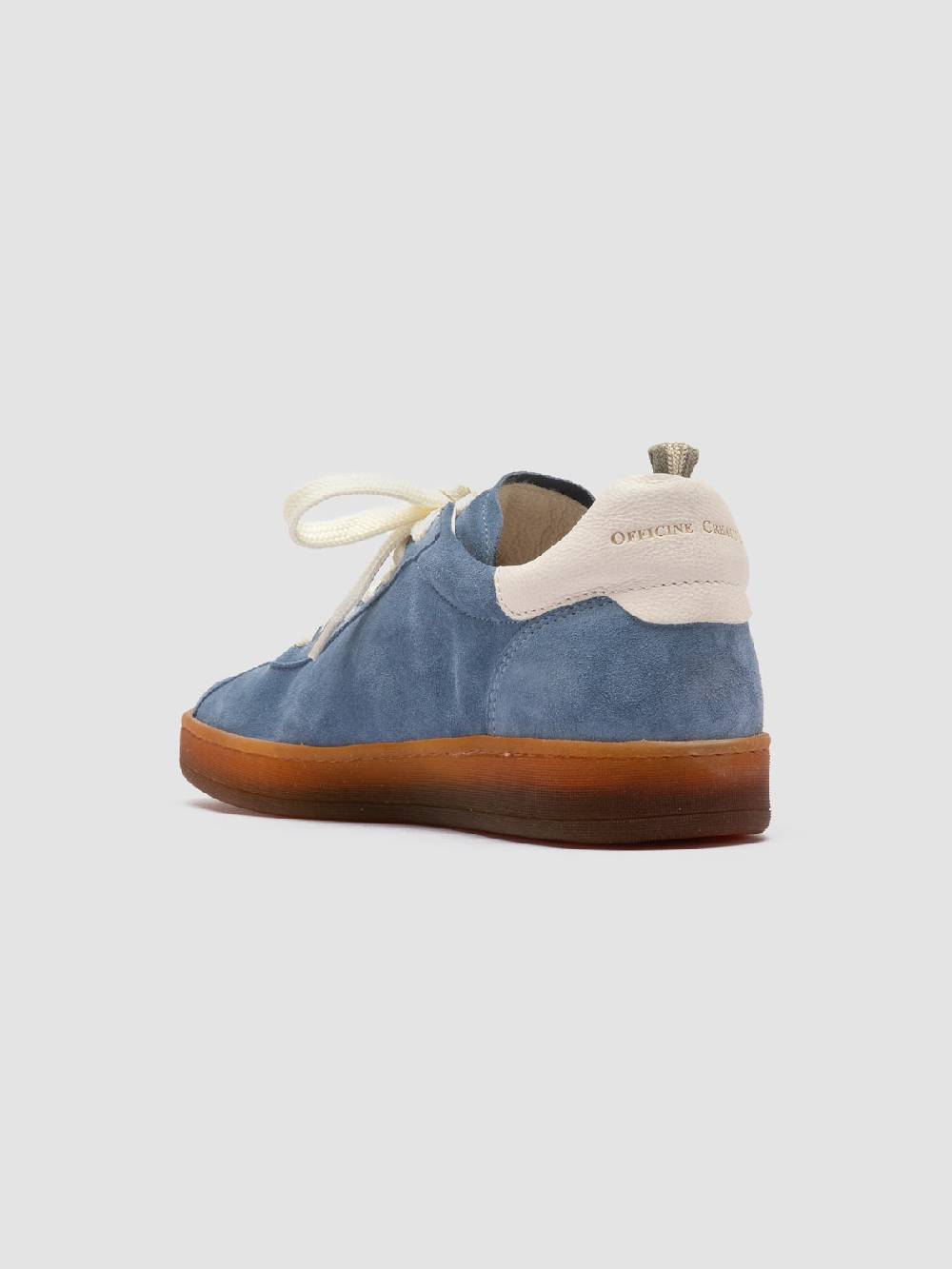 Officine Creative DESTINY 101 Sneakers Basse In Pelle E Camoscio Blu