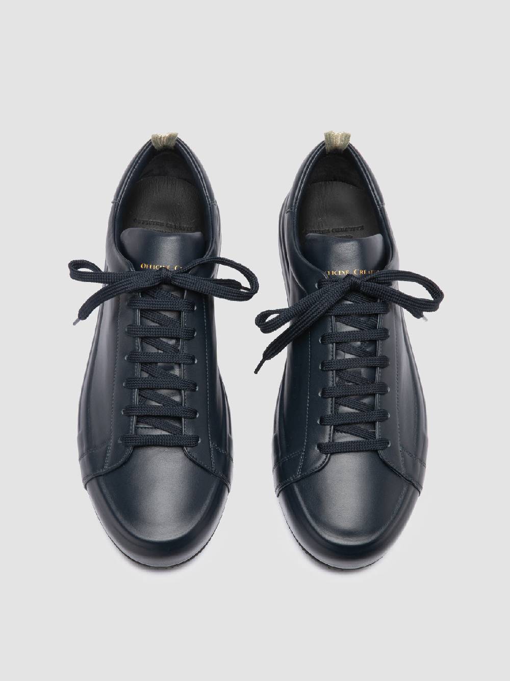 Officine Creative EASY 001 Sneakers Basse In Pelle Blu