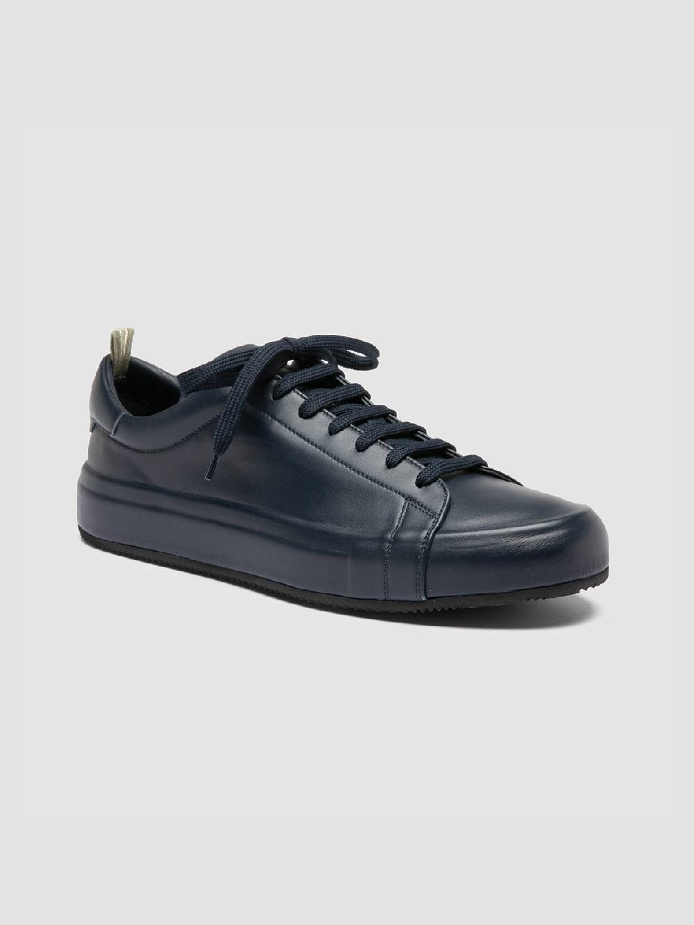 Officine Creative EASY 001 Sneakers Basse In Pelle Blu